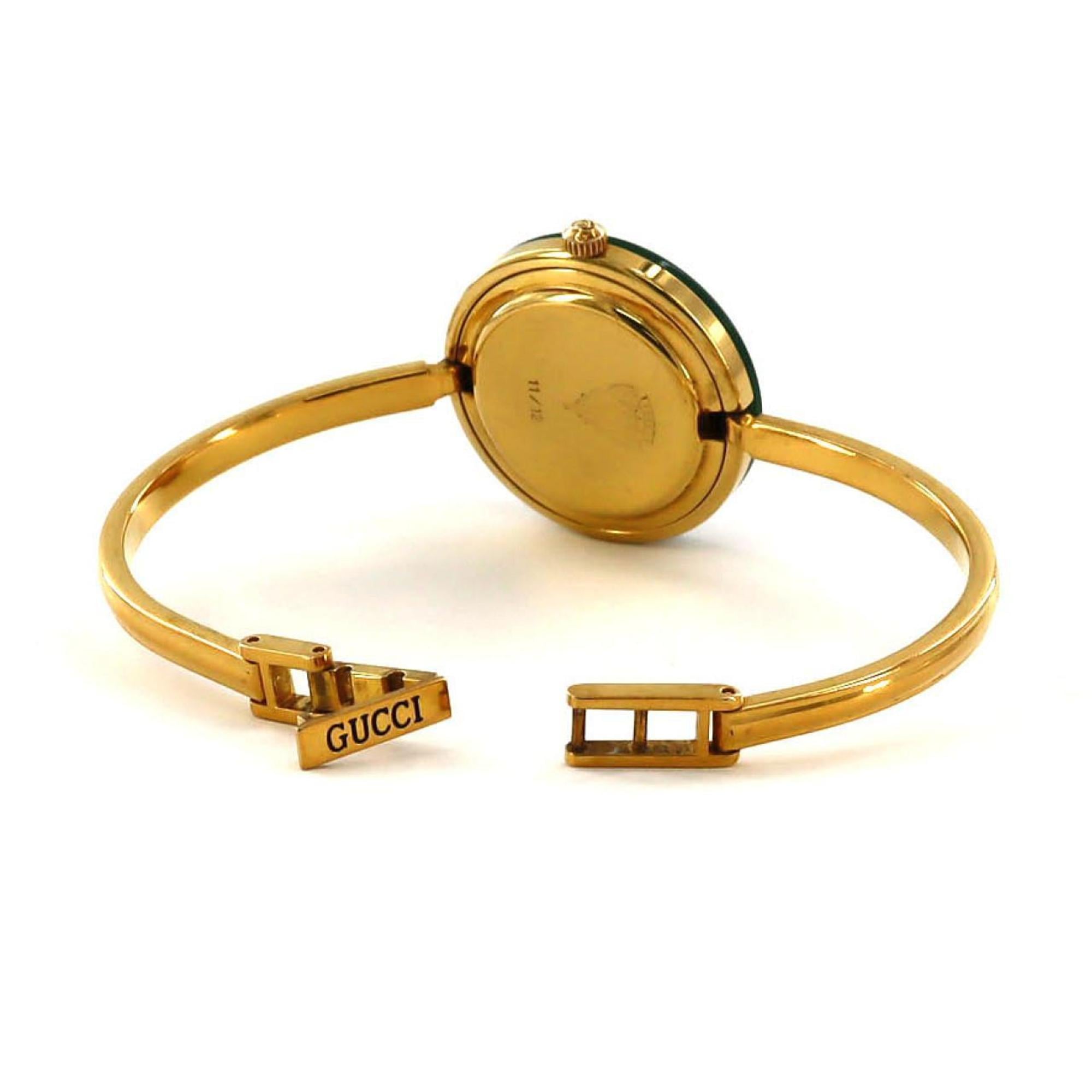 Gucci Change Ring GP M size 11 12 watch quartz — Very Good