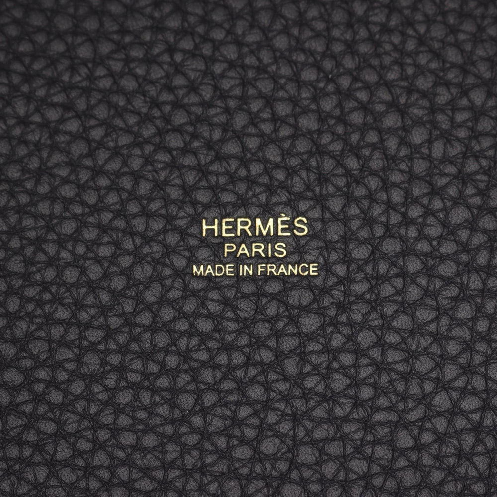 Hermes Picotin Lock PM Handbag, Leather, Taurillon Clemence Women's, Navy Blue — New - Store Return