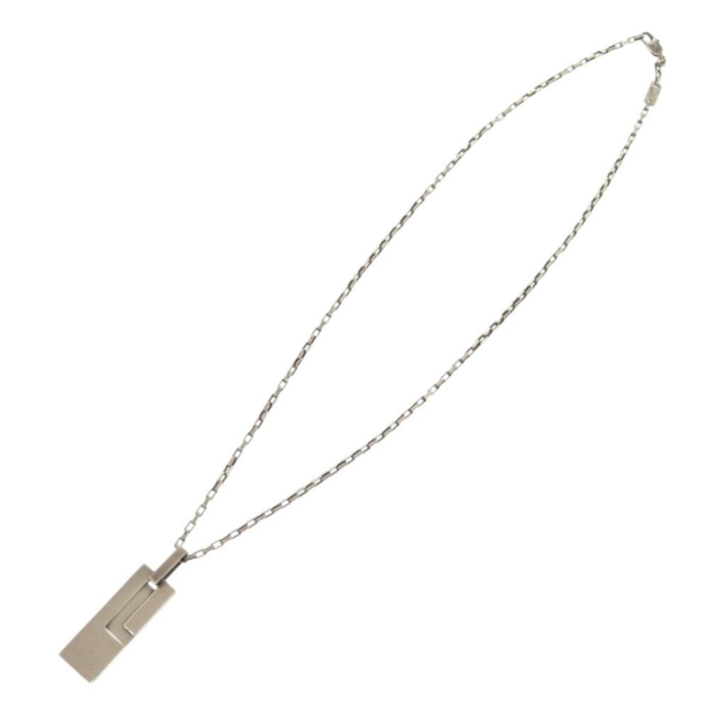 Gucci Plated Silver 925 Necklace Pendant 1514GUCCI Men's