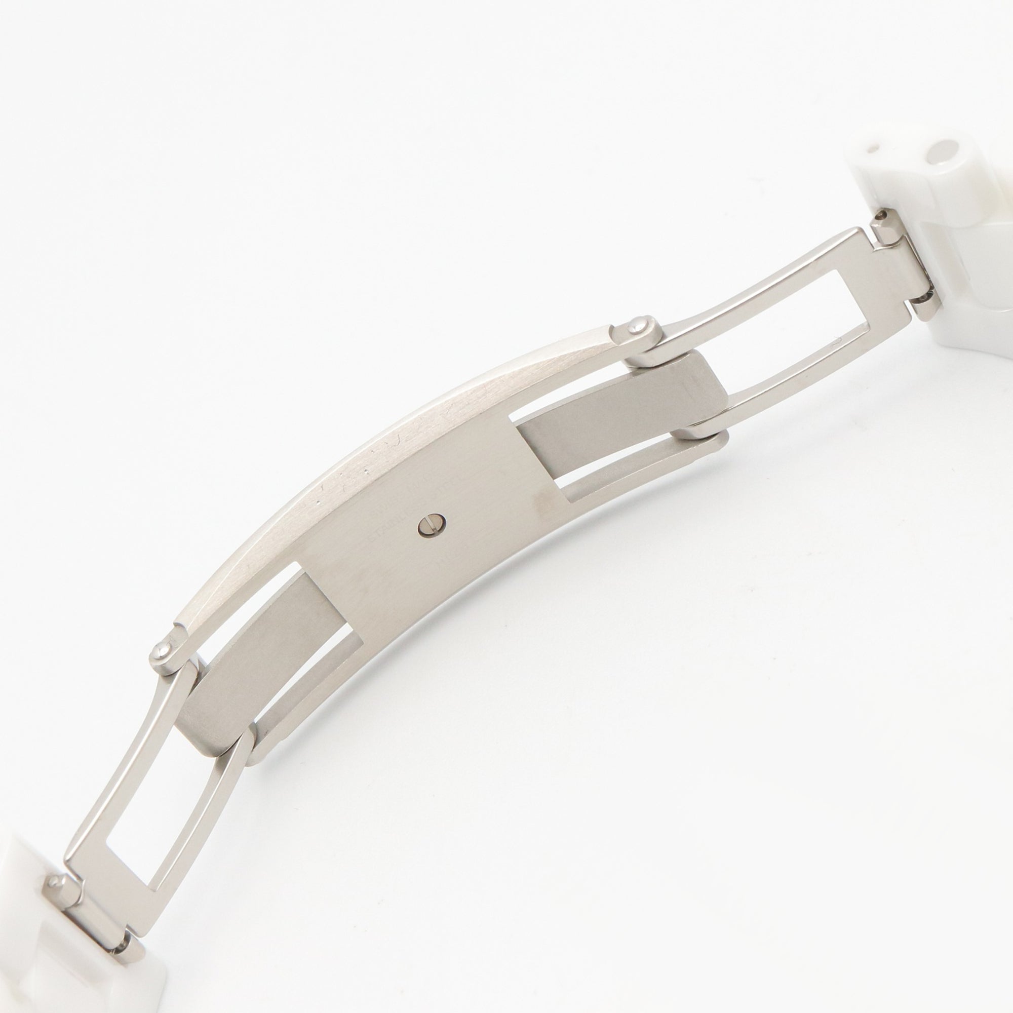 Chanel J12 Untitled Ceramic Men's Watch, White (H5582) — Very Good