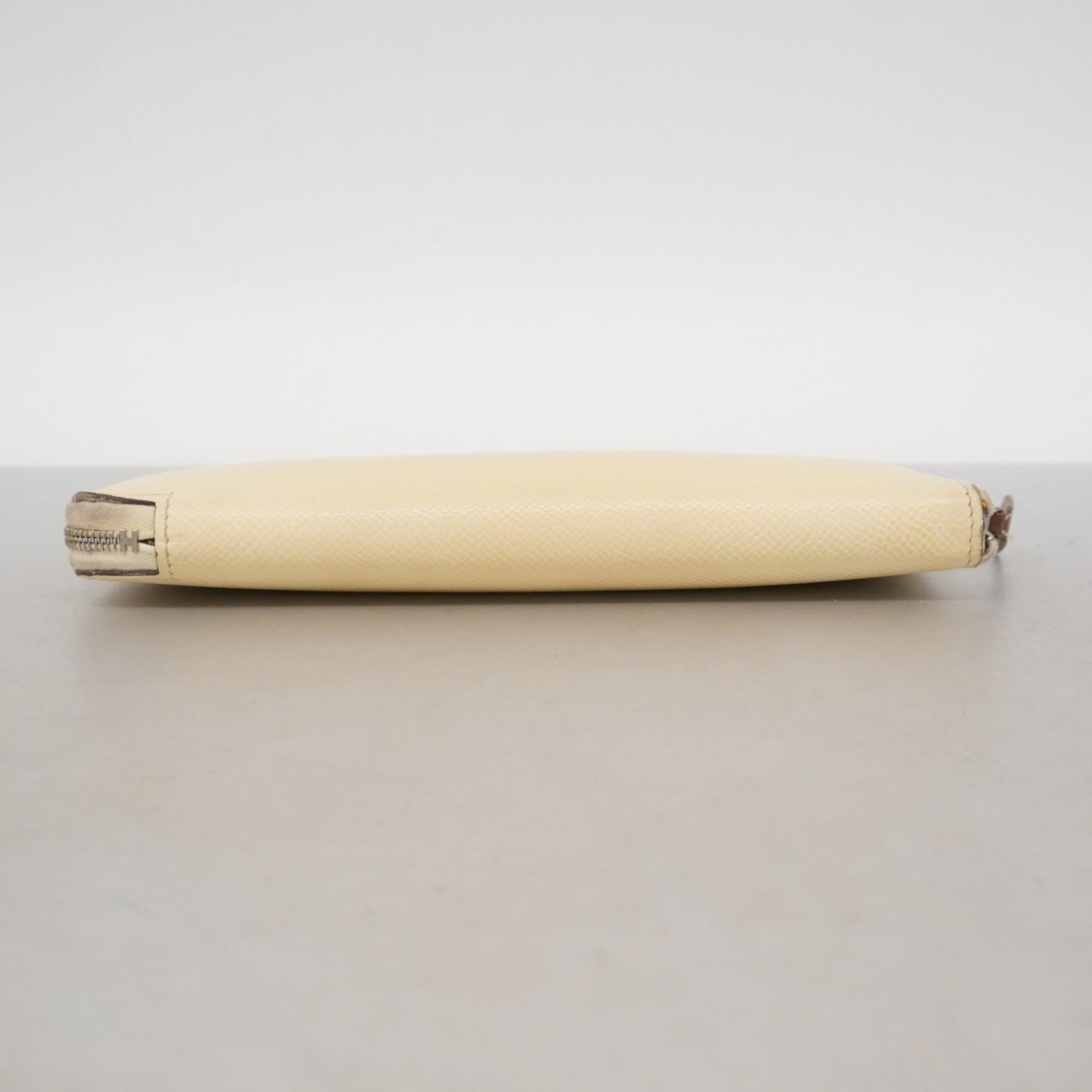 Hermes Hermès Azap Long Silk In Wallet, Epsom Leather, Nata Z Stamp, Men's and Women's