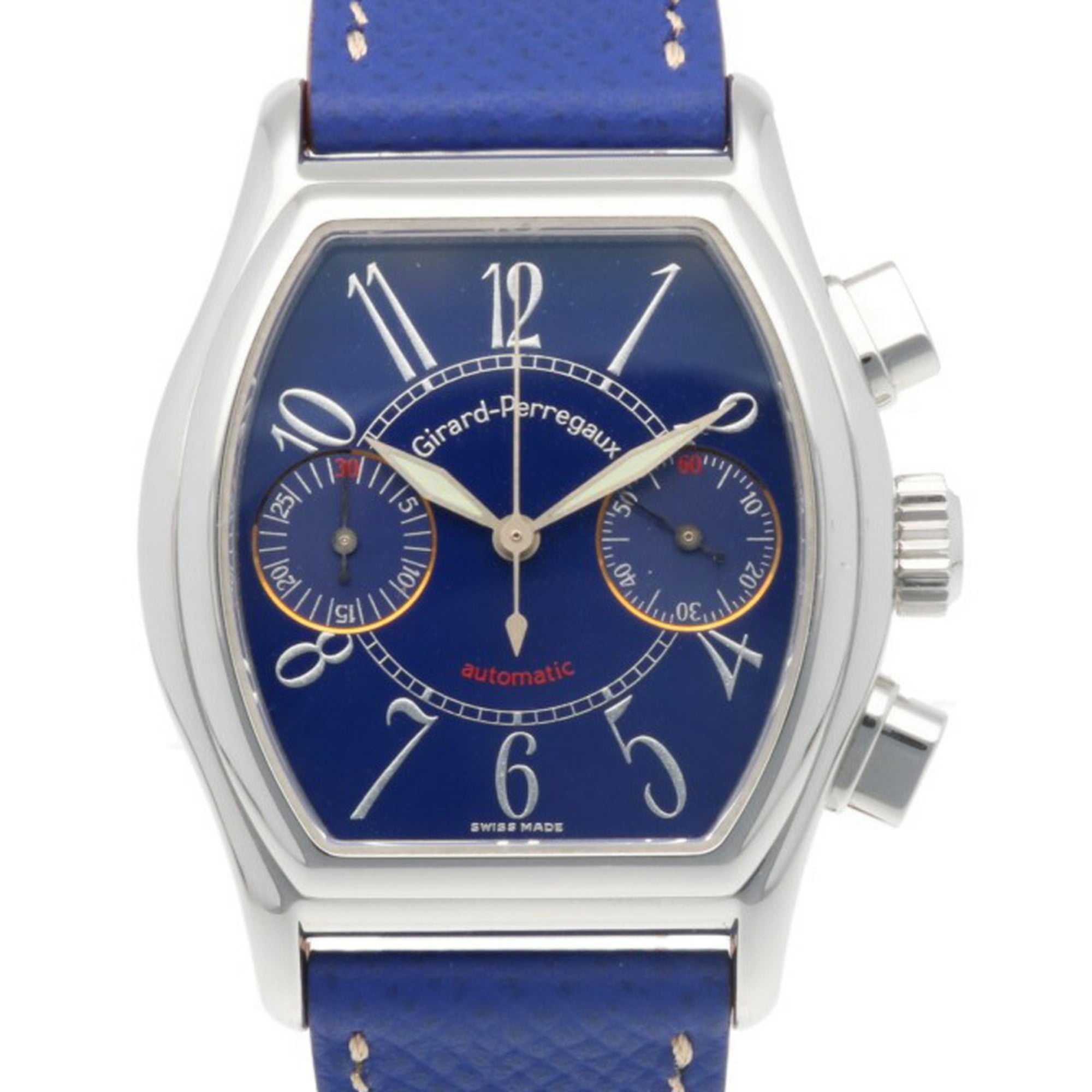 Girard-Perregaux Richeville Men's Stainless Steel Watch, 2750 Automatic, Overhauled — Very Good