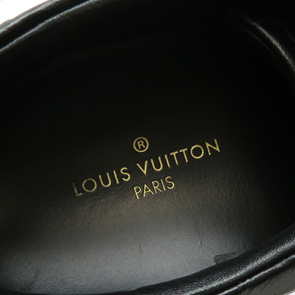 Louis Vuitton #6 25cm Beverly Hills Line Men's Sneakers 1OXI Leather Noir Black