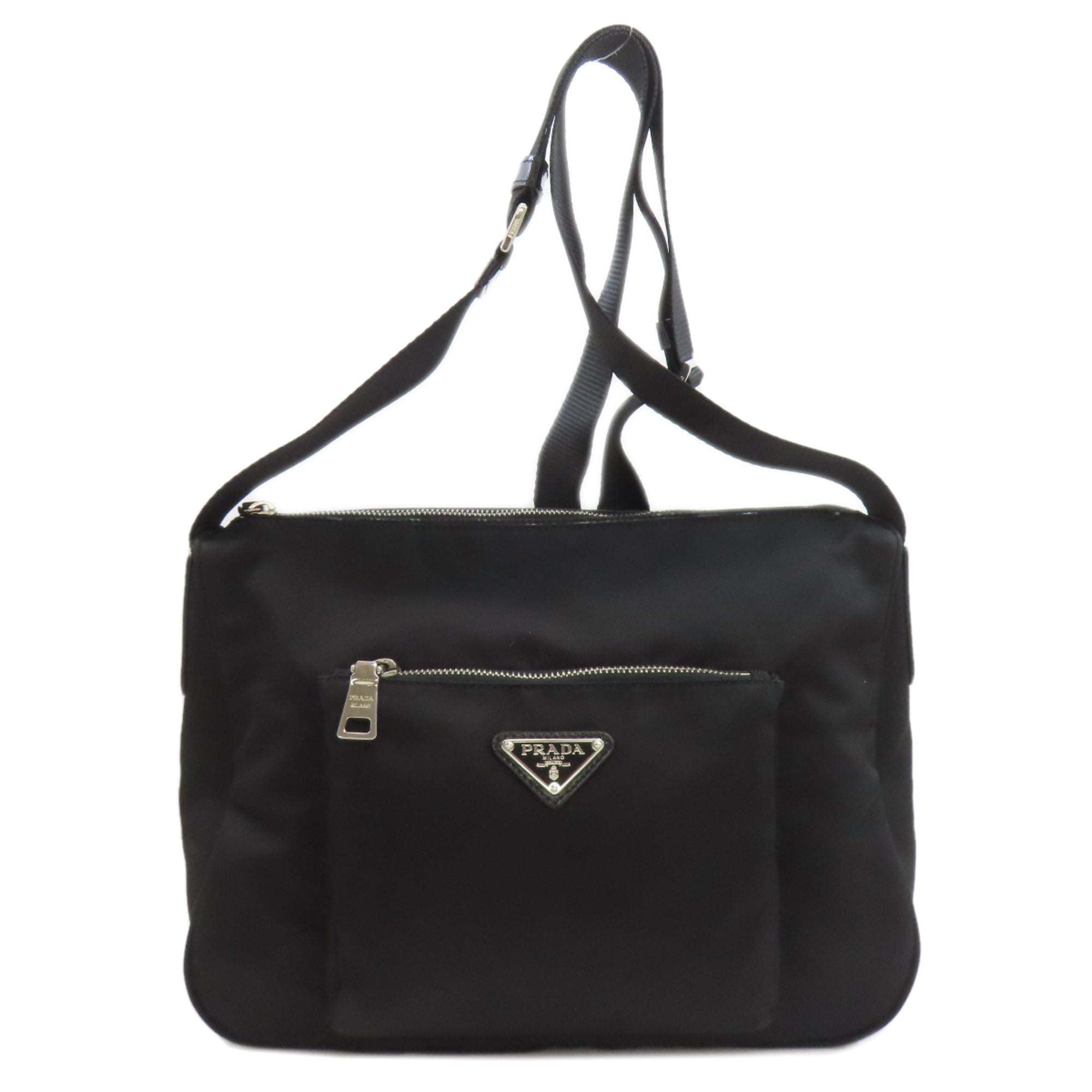 Prada BT0758 Logo Hardware Shoulder Bag Nylon Material Women's PRADA