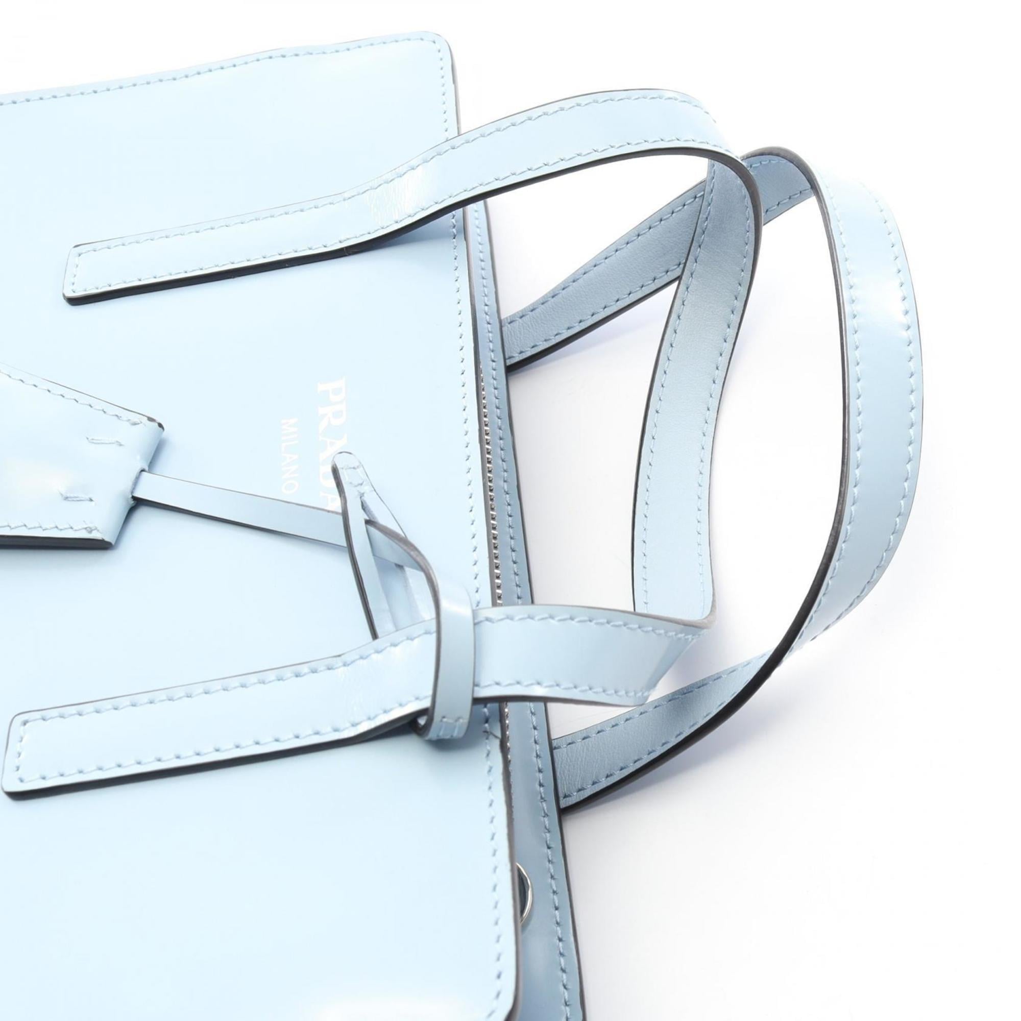 Prada Re-Edition 1995 SPAZZOLATO Leather Handbag, Women's, Blue, 1BA357