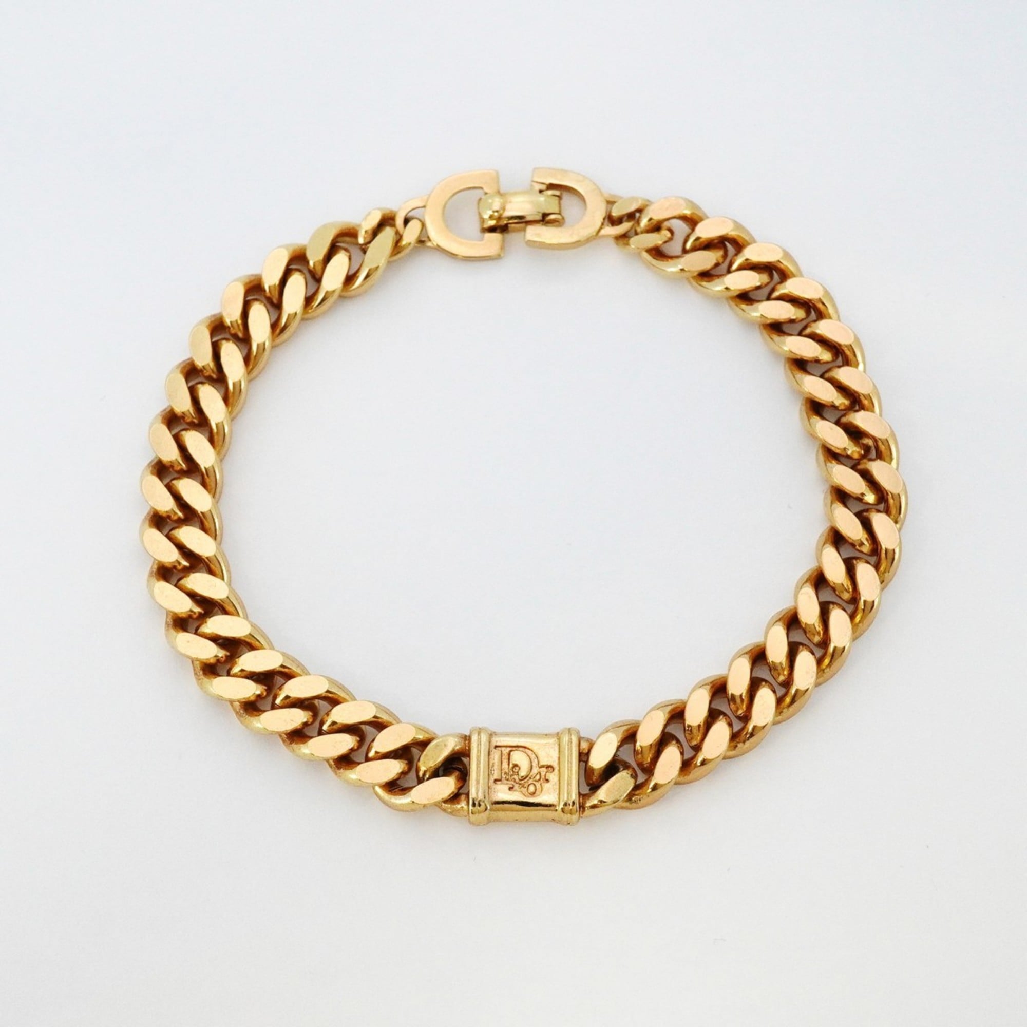 Christian Dior Bracelet GP Plated Gold Women's