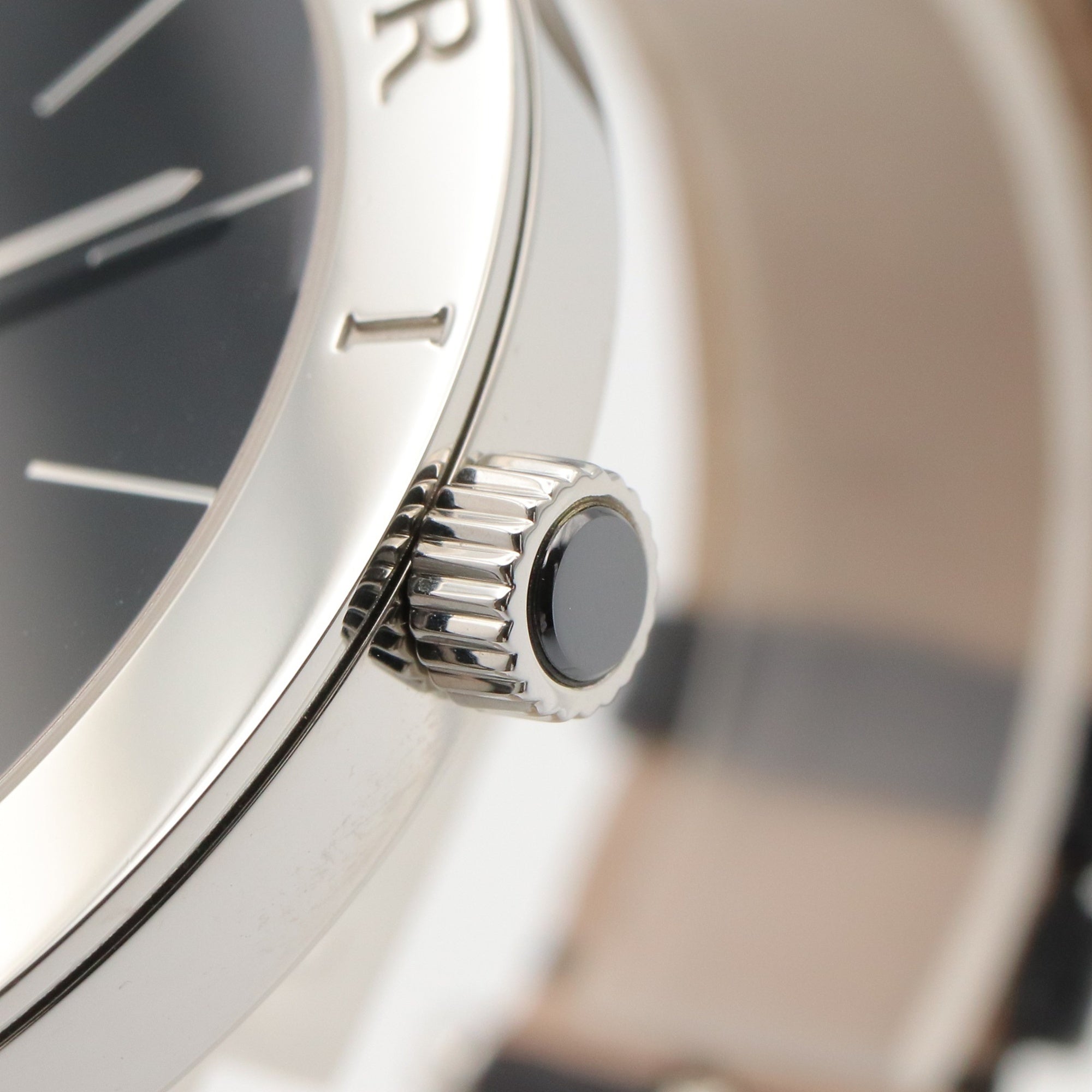 Bulgari BVLGARI Roma Finissimo Watch Stainless Steel Leather Men's Black BB41SXTRO — Very Good