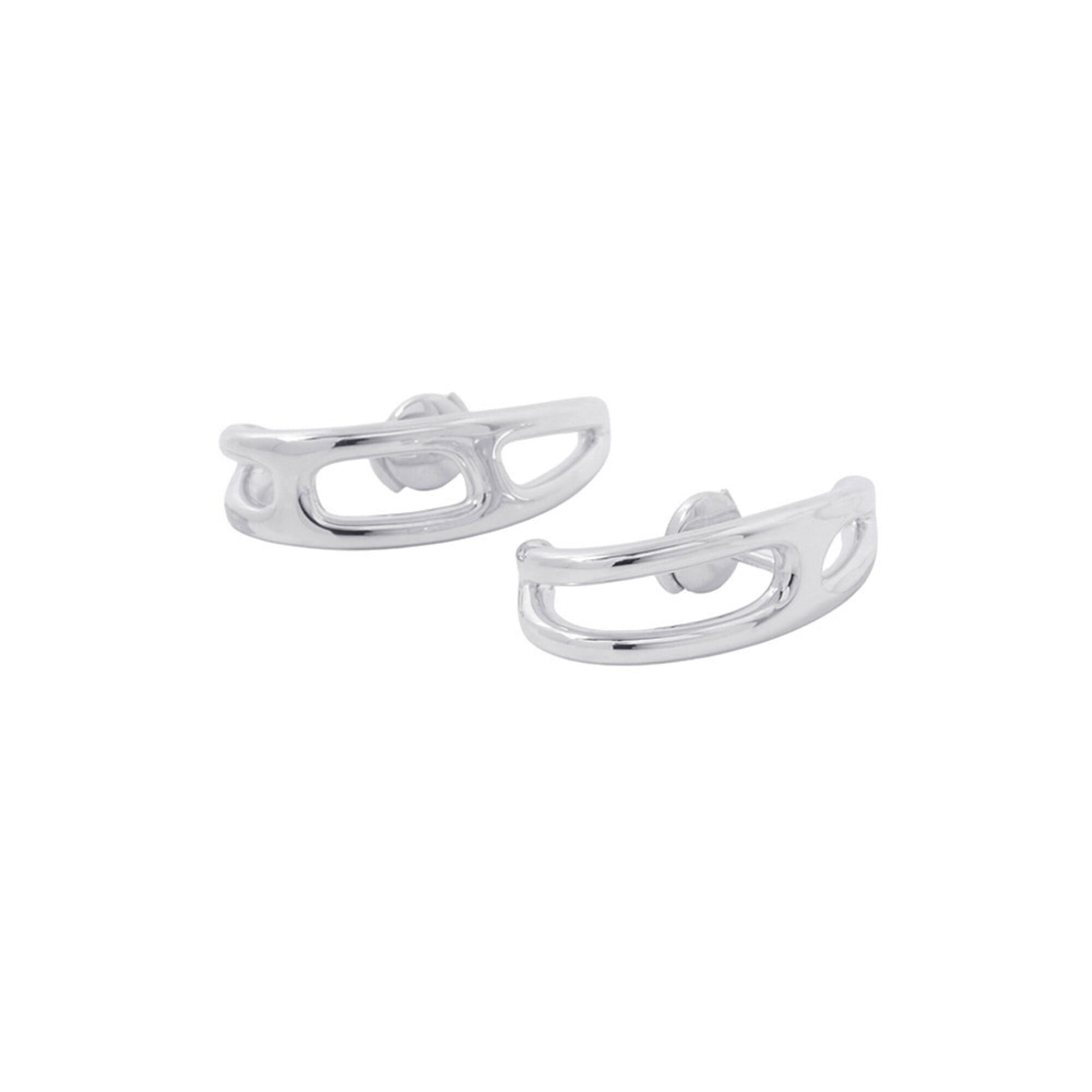 Hermes Earrings Chaine d'Ancre Punk Anchor SV925 Silver HERMES — Like New