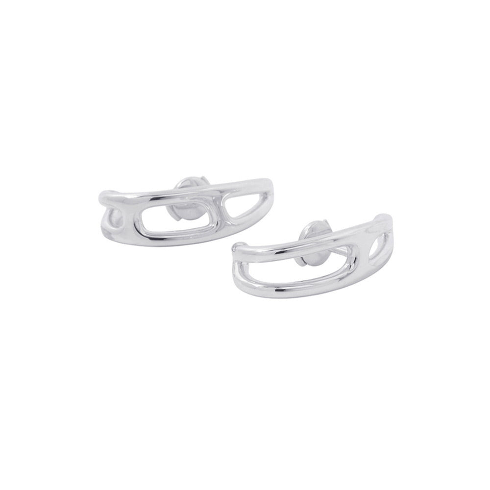 Hermes Earrings Chaine d'Ancre Punk Anchor SV925 Silver HERMES — Like New