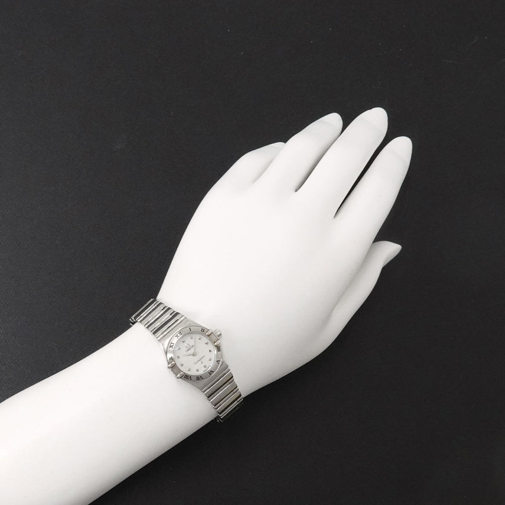 Omega Constellation Mini My Choice 1561 71 Women's Watch White Shell Quartz — Very Good