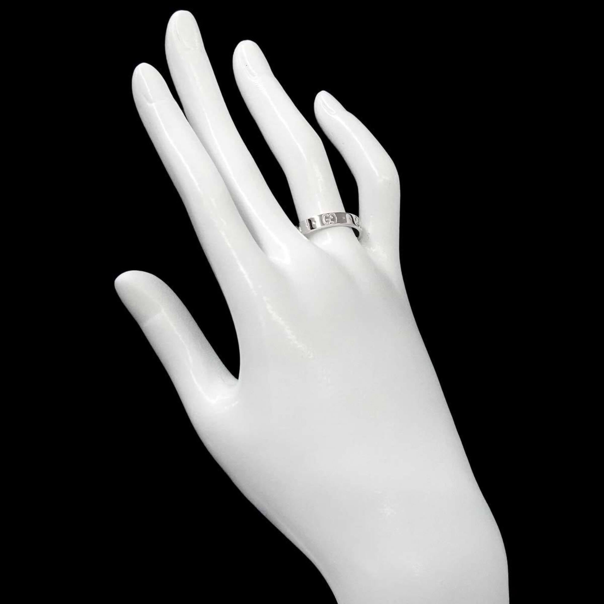 Gucci Icon Ring #18, 18K WG (White Gold 750) — Like New