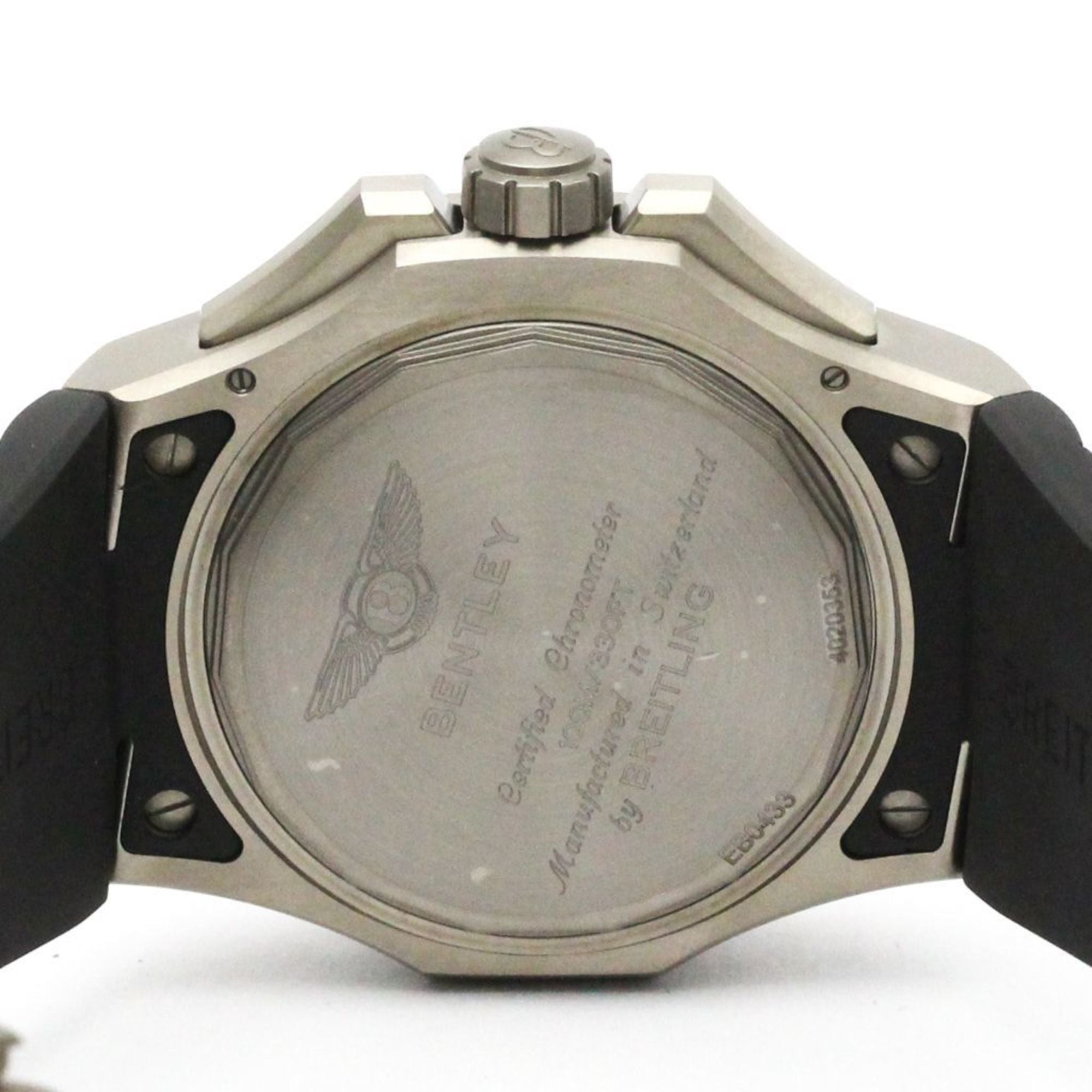 BREITLING Bentley GMT Light Body Titanium Mens Watch EB0433 Polished — Very Good