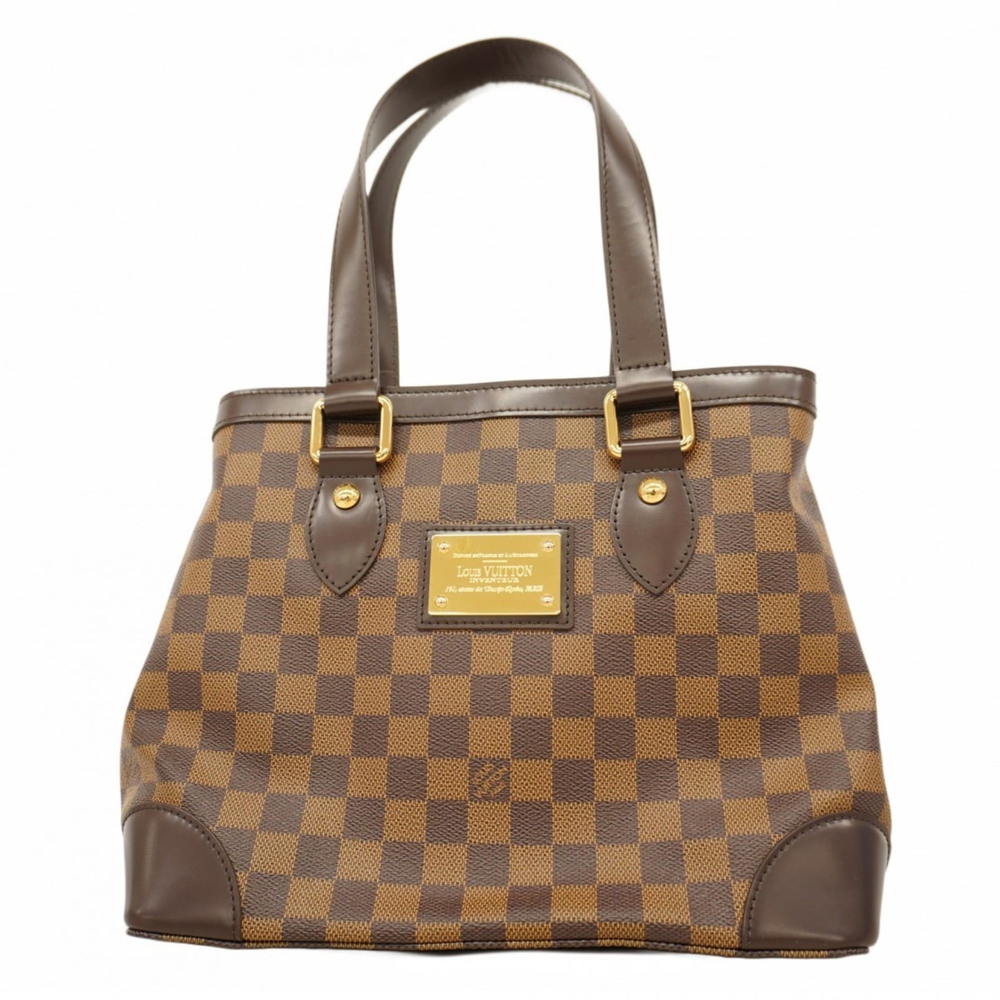 Louis Vuitton Damier Hampstead PM Tote Bag N51205 Ebene for Women