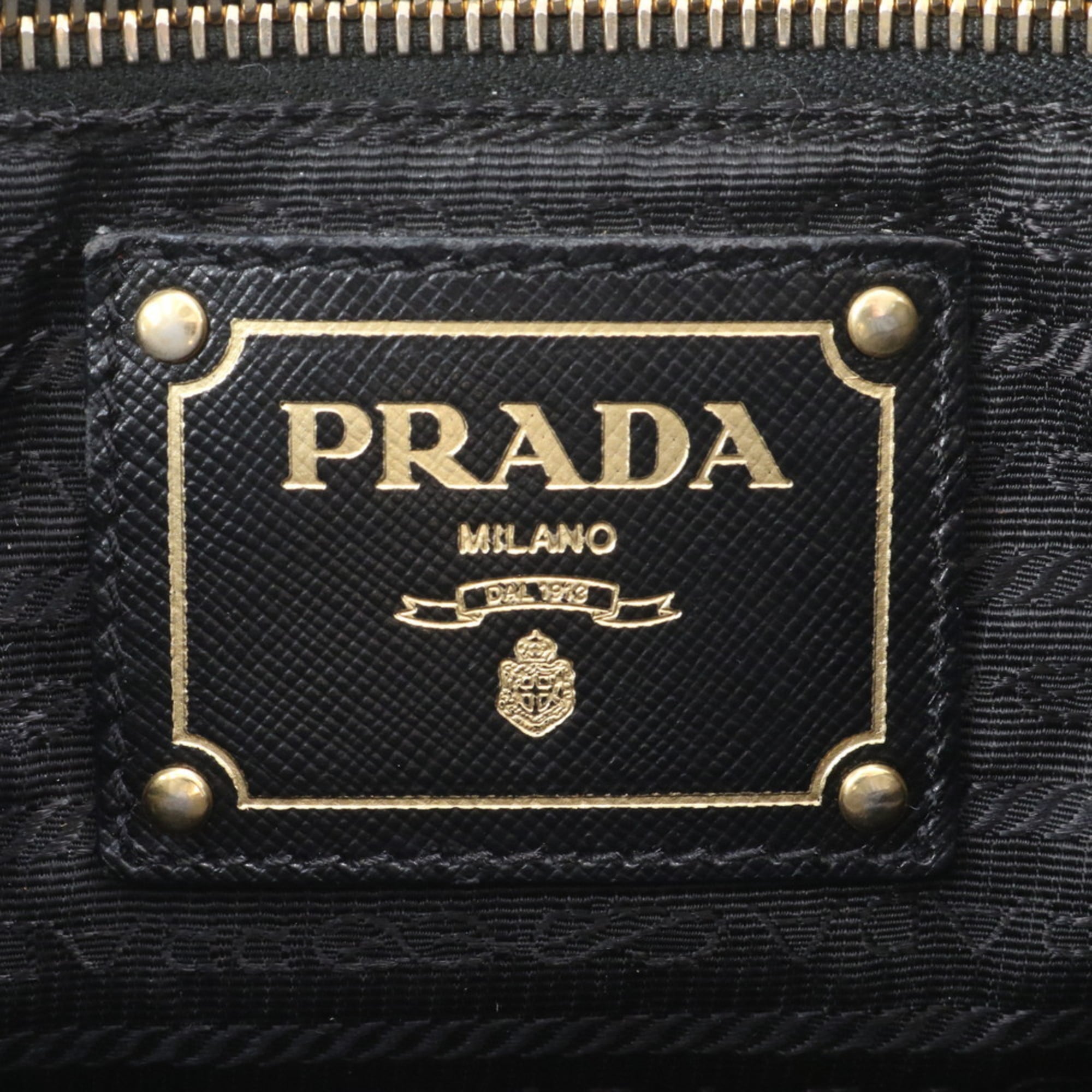 Prada Tessuto Nylon and Saffiano Leather 2-Way Shoulder Bag, Handbag, Tote Bag for Women
