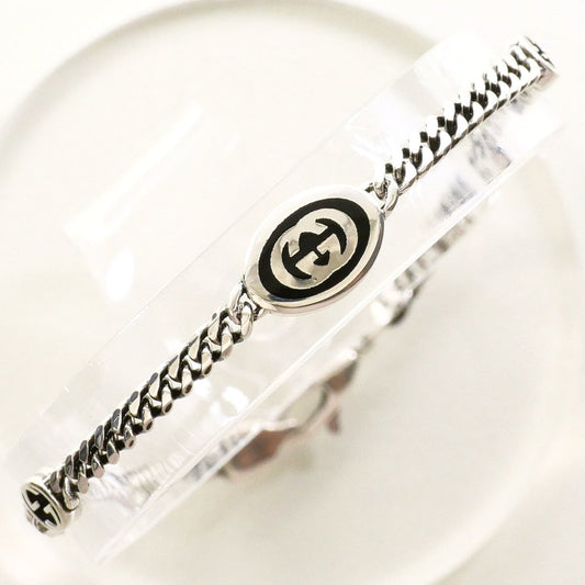 Gucci 925 Sterling Silver Bracelet, Total Weight: Approx. 5.5g, 19.5cm, Like New