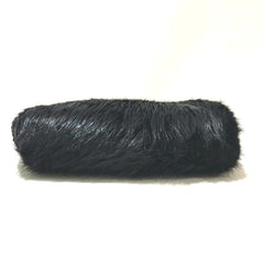 Balenciaga cable bag fur tote Hand Bag Black — Like New