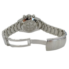 Omega Speedmaster 3597.11.00 Men's Watch, Brand: Missions Apollo Chronograph, Manual Winding, Stainless Steel (SS), Silver & Black — Good