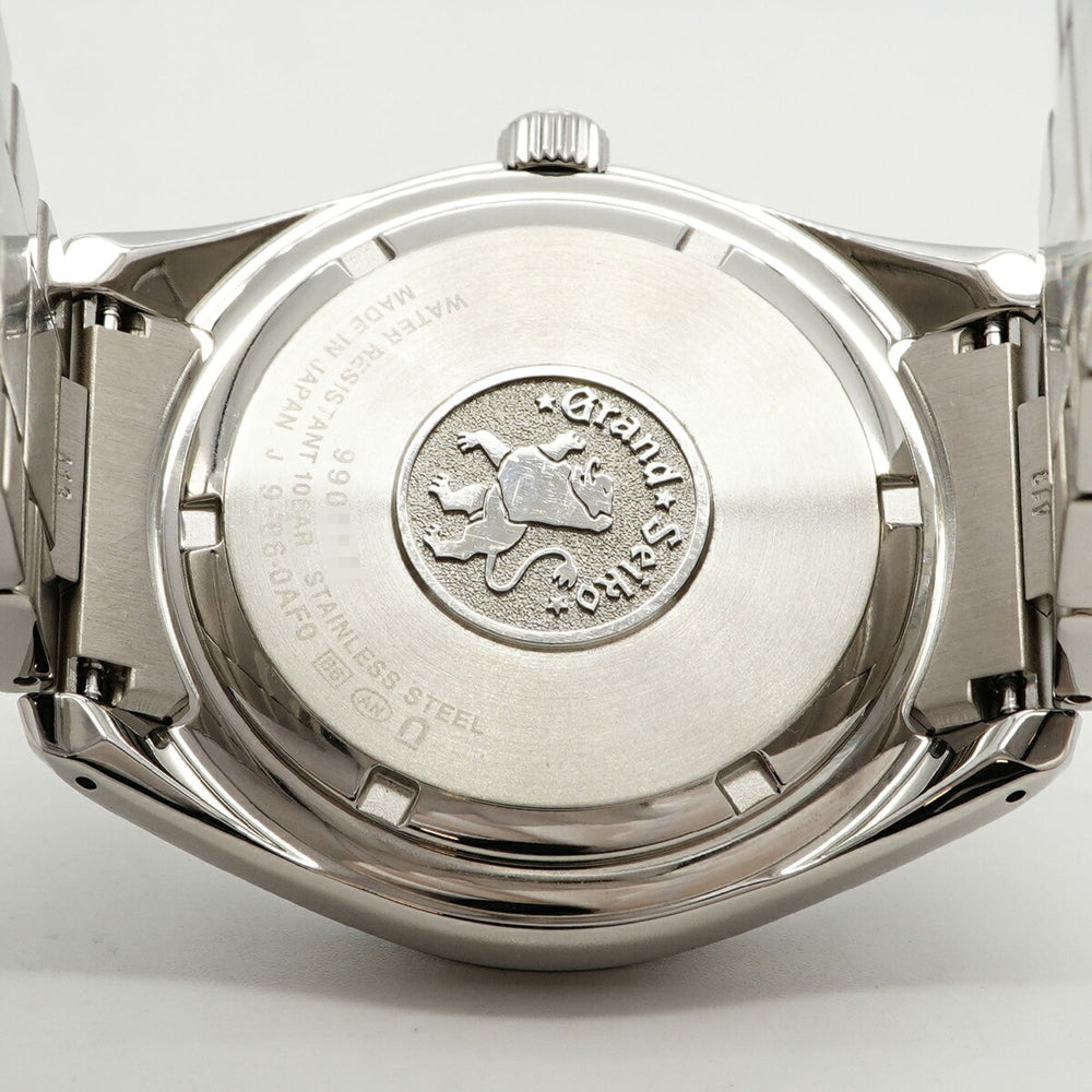 Seiko Grand Heritage Collection GMT SBGN011 9F86-0AF0 Silver Dial Men's Watch — Very Good