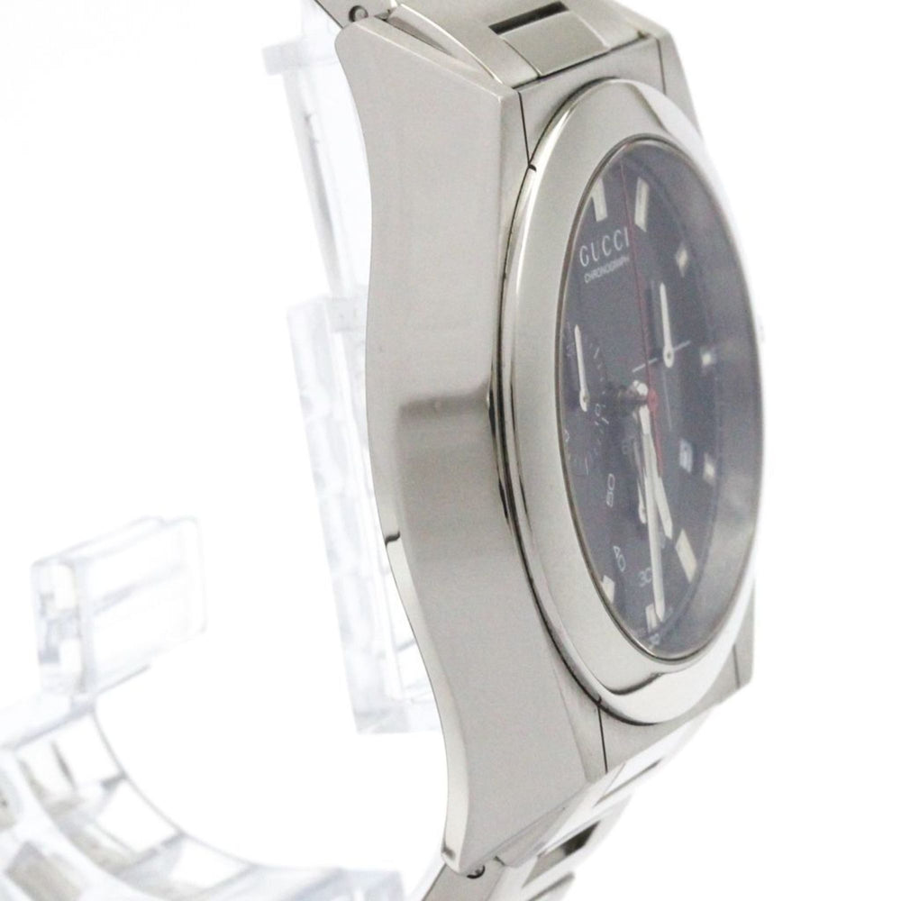 GUCCI Pantheon Stainless Steel Quartz Mens Wtatch YA115235 — Very Good