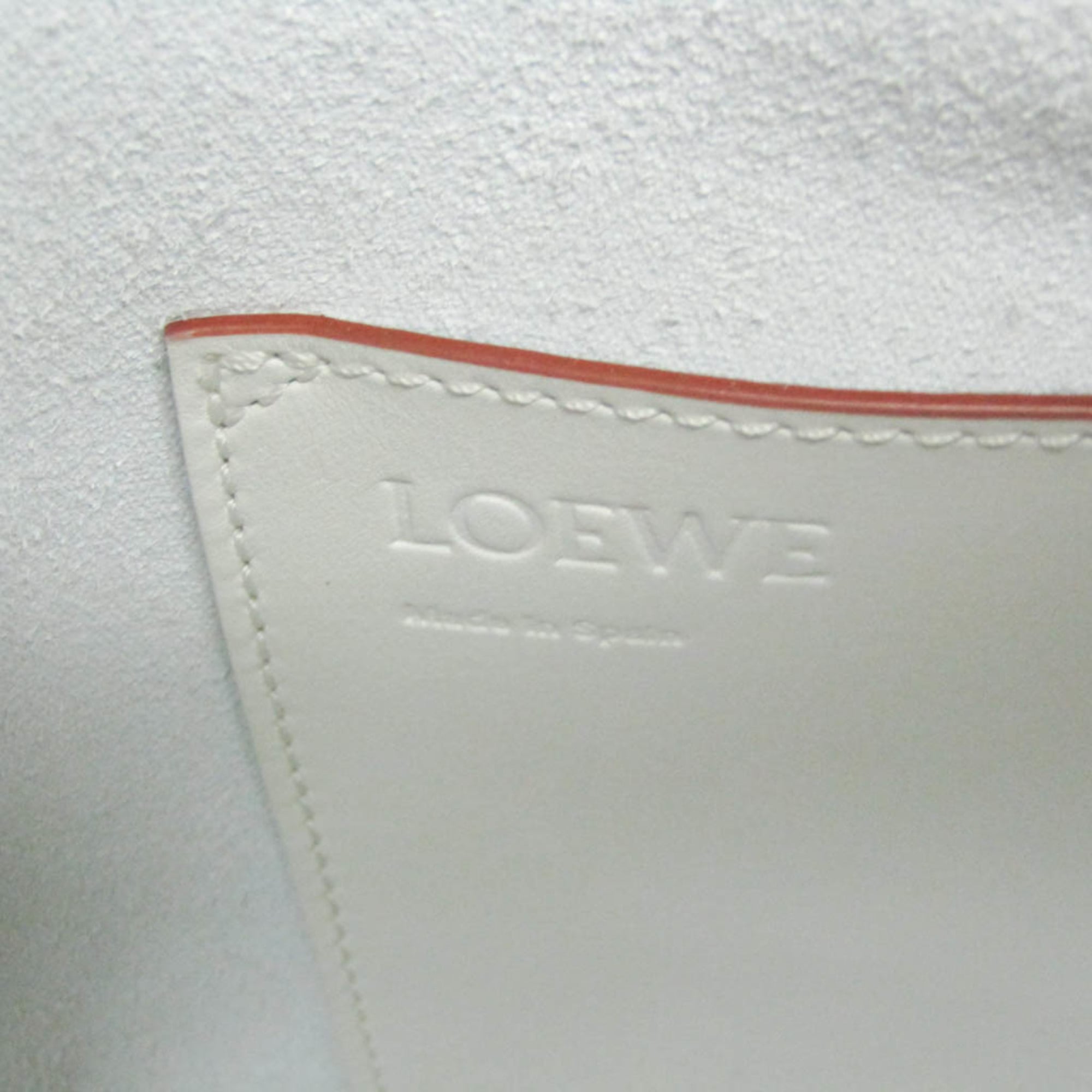 Loewe Balloon Medium Women's Leather Shoulder Bag White — Like New