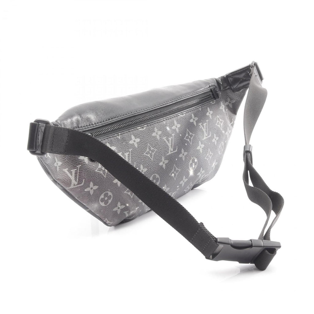 Louis Vuitton Discovery Bum Bag, Waist Body Coated Canvas and Leather, Monogram Galaxy, Men's, Black Gray, M44444