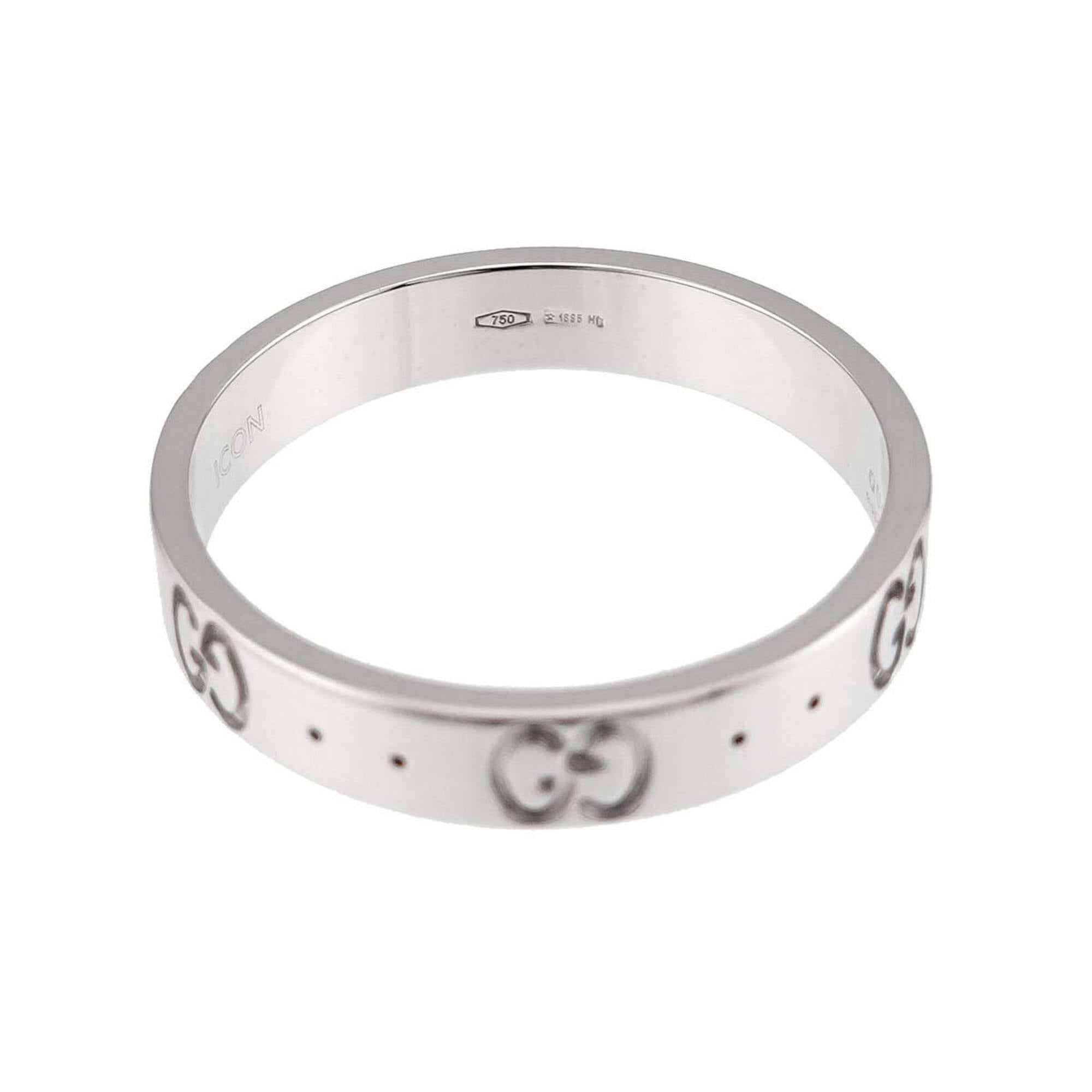 Gucci Icon #20 Ring, 18K WG (White Gold 750) — Like New