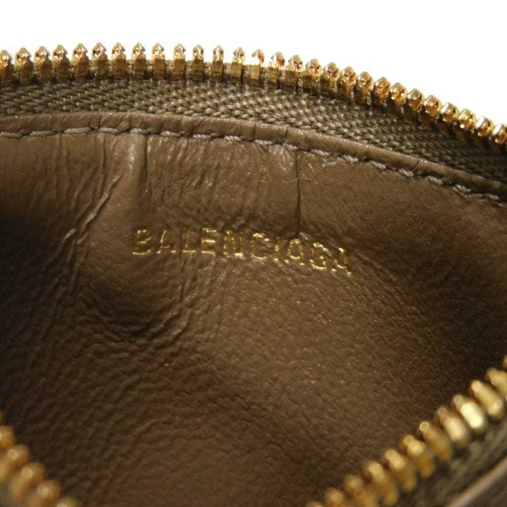 Balenciaga coin case, cash fragment strap, BB logo, card unused, new beige, 594548 210DA 2762, men's wallet — New - Store Return