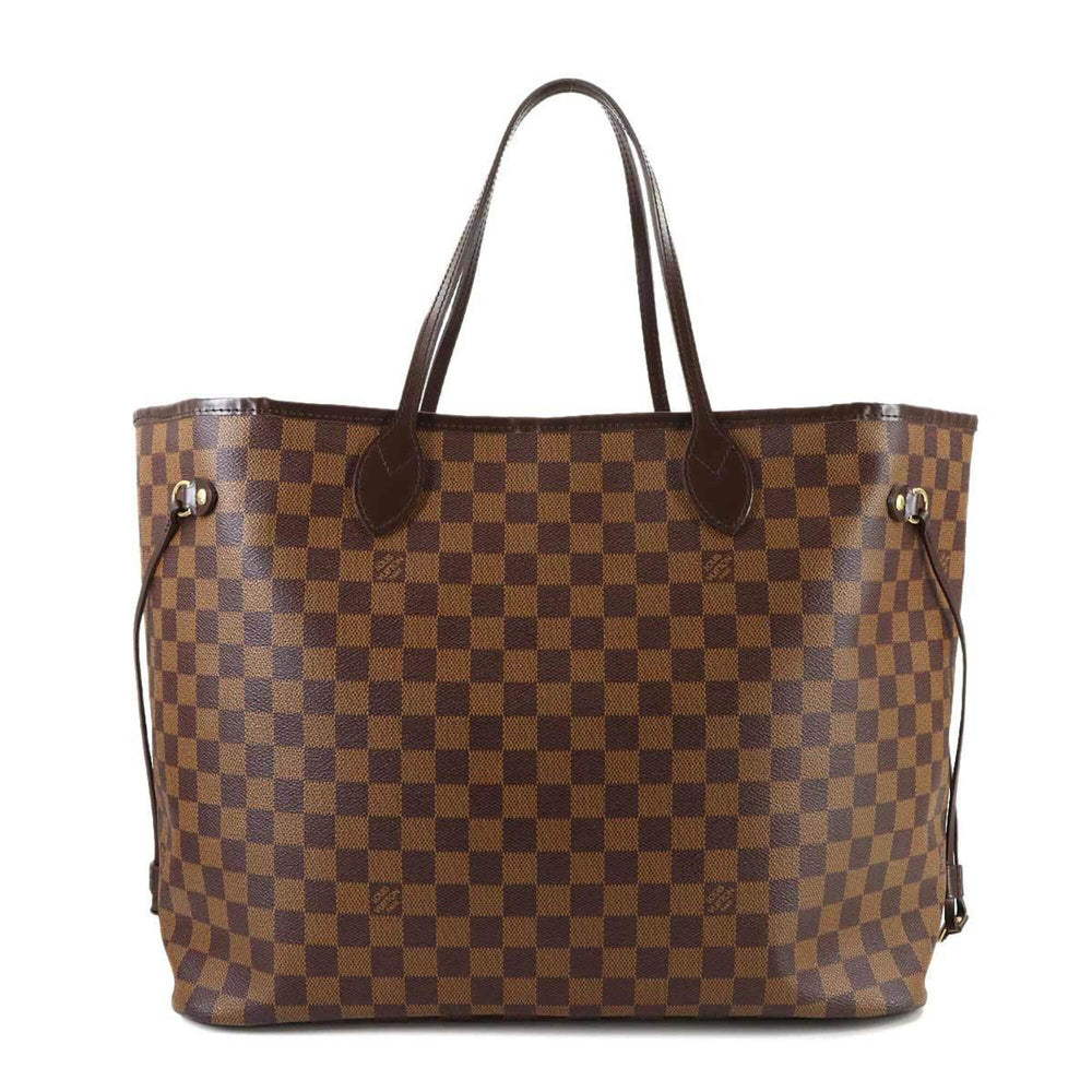 Louis Vuitton Damier Neverfull GM Tote Handbag, Ebene Cerise, N51106, Gold Hardware — Like New