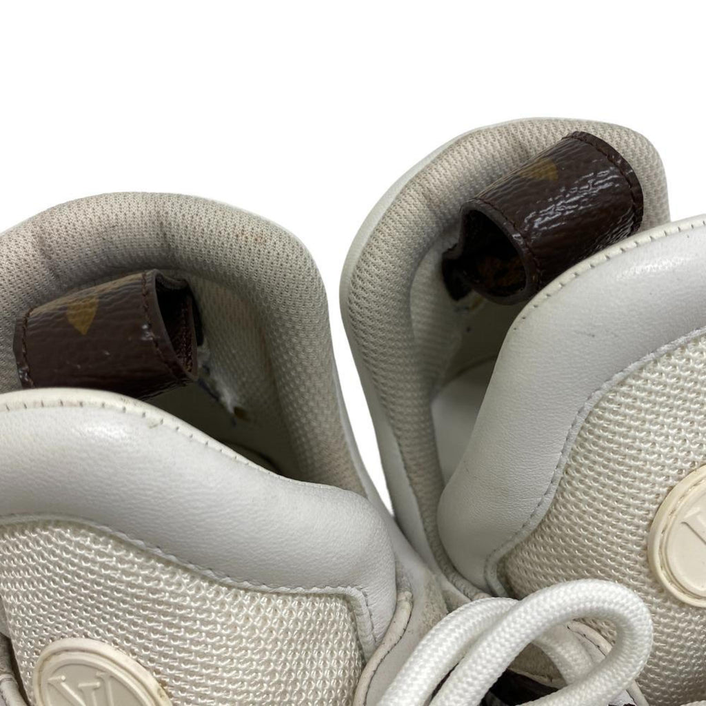 LOUIS VUITTON 23cm Arclight Line Monogram Sneakers White Women's