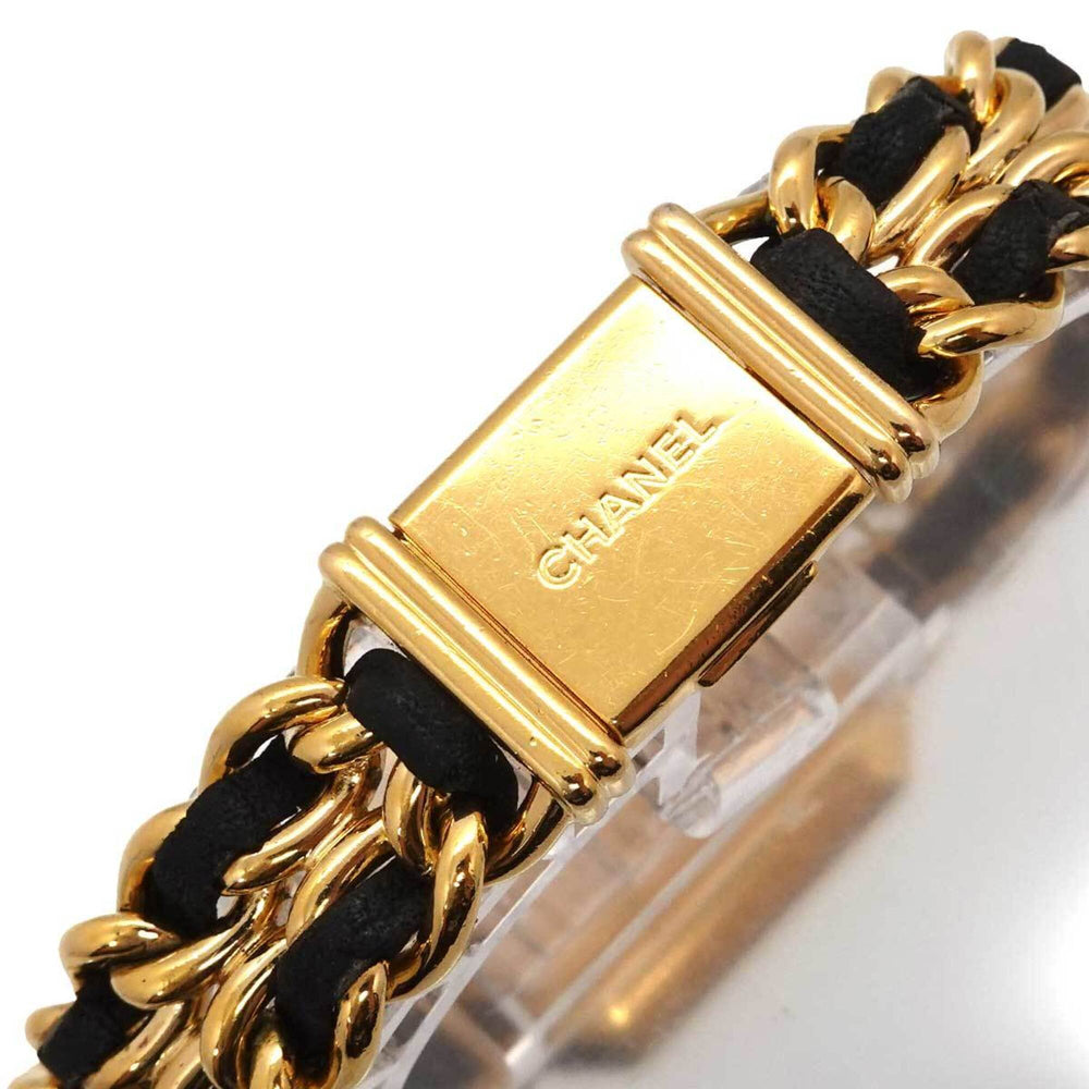 Chanel Premiere H0001 Women's Watch, Size M, Black & Gold, Quartz Movement — Very Good