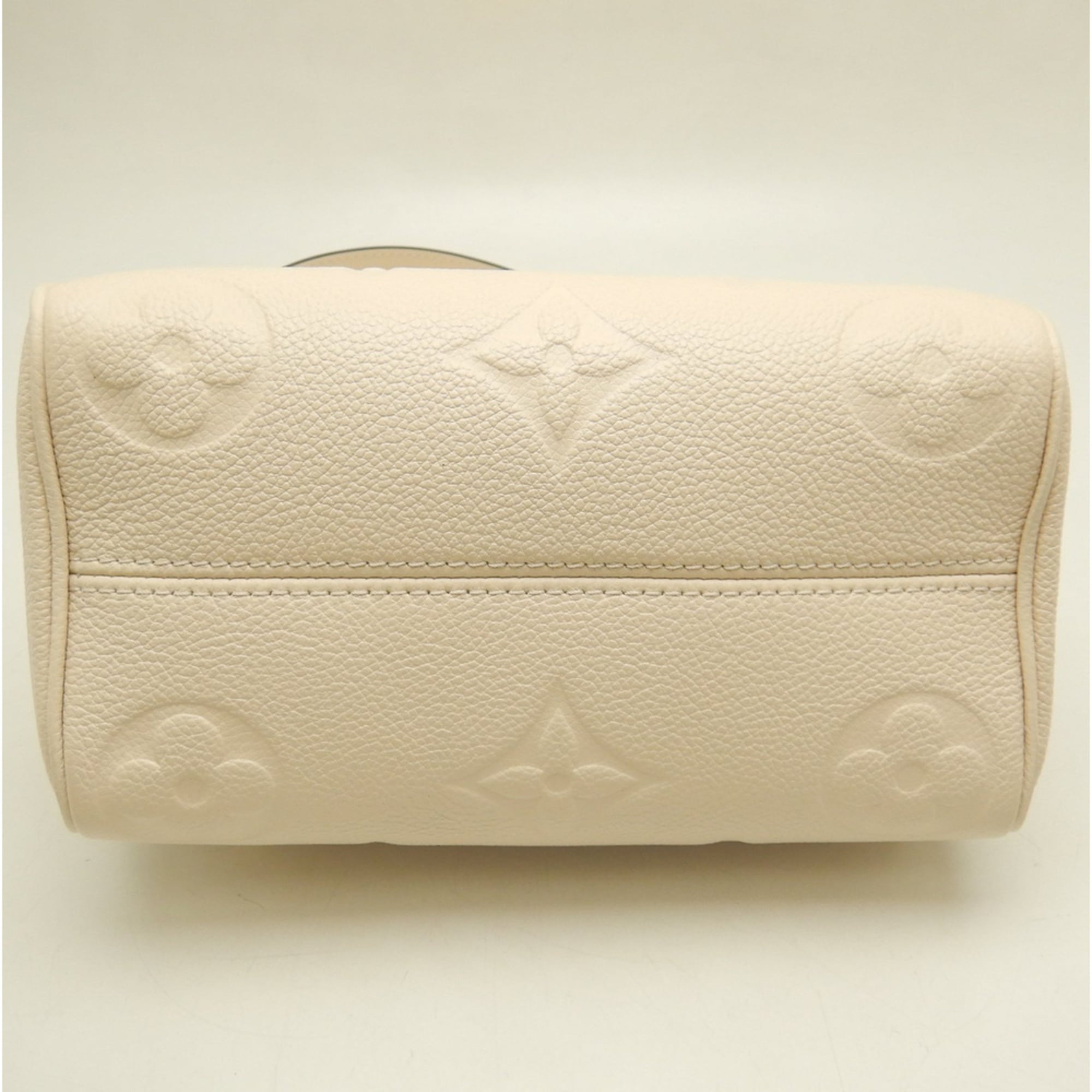 LOUIS VUITTON Monogram Empreinte Speedy Bandoulière 20 M58954 Handbag, Cream, Women's 254135 — Like New