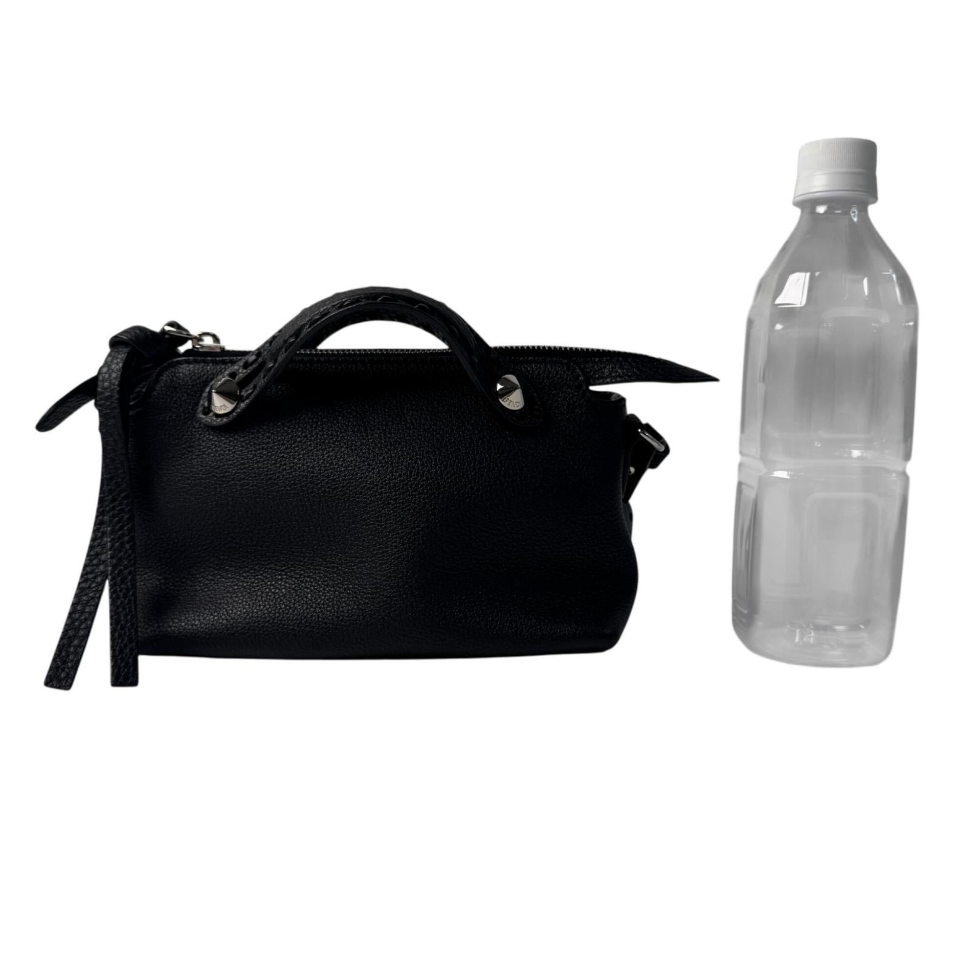 Fendi By The Way Selleria Mini Black 2-way Handbag Shoulder Bag Crossbody for Women — Like New