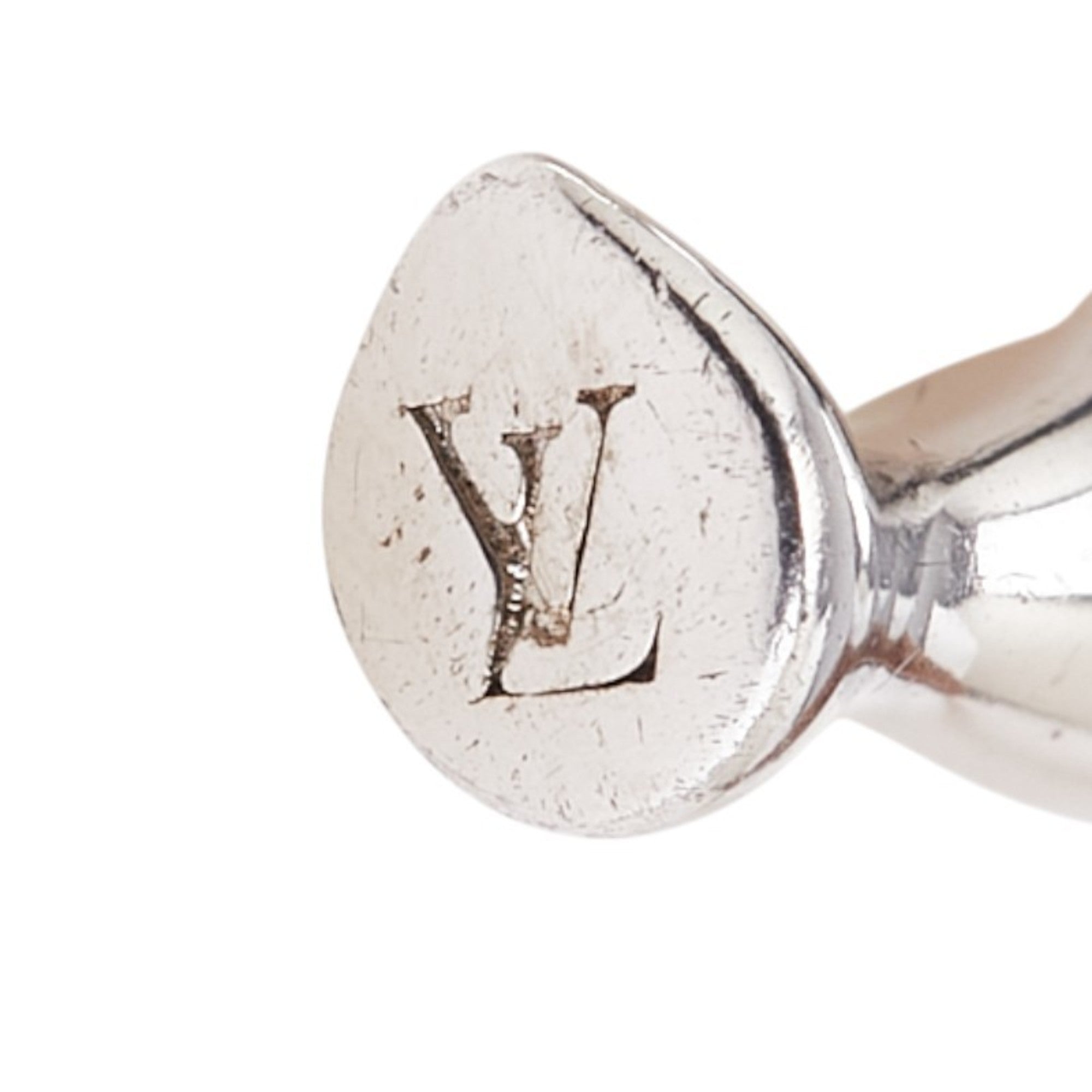 Louis Vuitton LV Cup 2003 Kiwi Necklace Choker M80647 Brown SV925 Silver Leather Women's LOUIS VUITTON