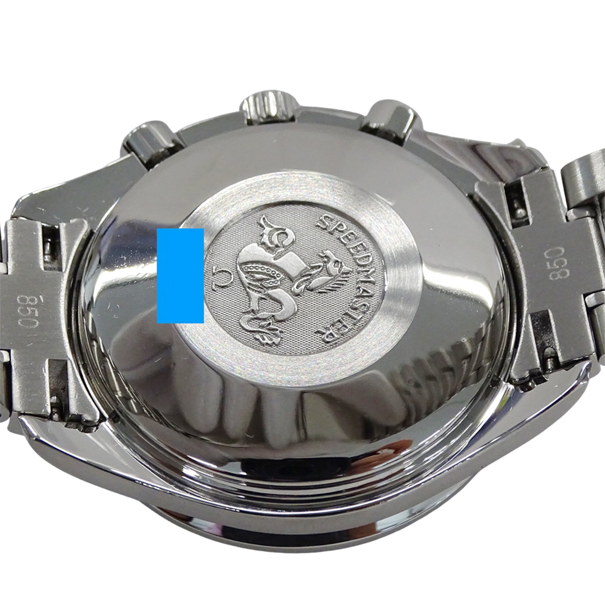 Omega Speedmaster 3513.50 Men's Watch, Brand Name, Date, Chronograph, Automatic, Stainless Steel (SS), Silver, Black — Good