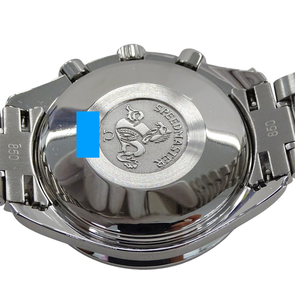 Omega Speedmaster 3513.50 Men's Watch, Brand Name, Date, Chronograph, Automatic, Stainless Steel (SS), Silver, Black — Good