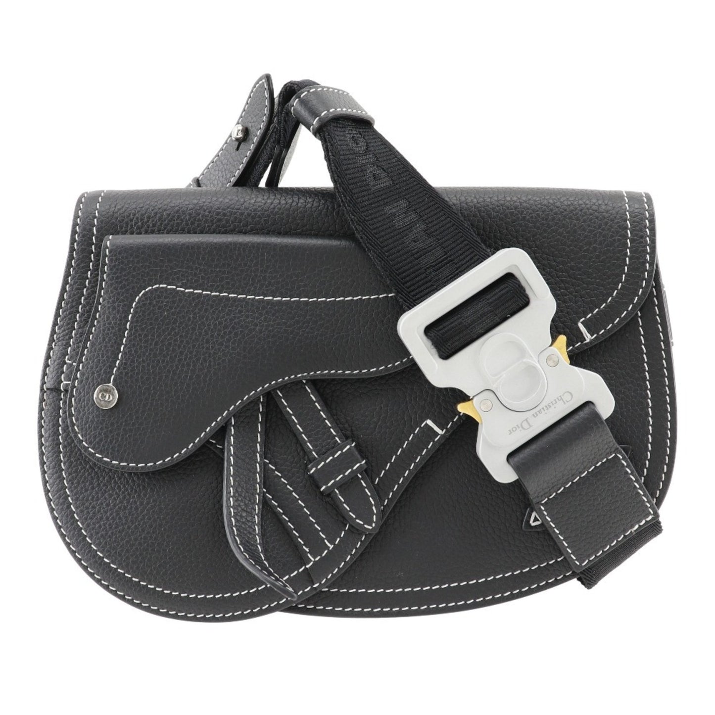 Dior Saddle Body Bag Calf Black Men's
