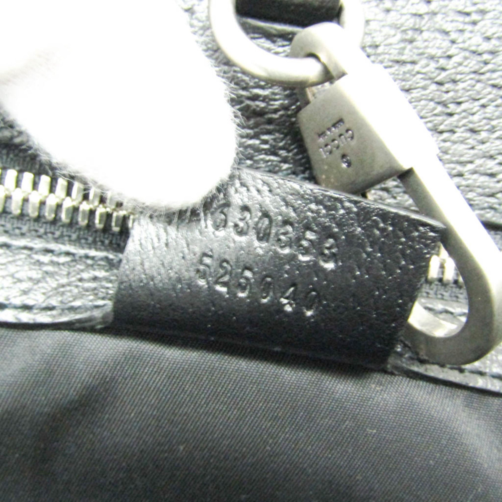 Gucci Off The Grid GG 630353 Women,Men Nylon Canvas,Leather Handbag,Shoulder Bag Black — Like New