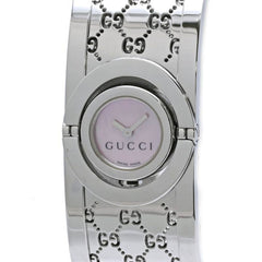 GUCCI Toile Bangle YA112513 112 Women's Watch SS 40522 — Very Good