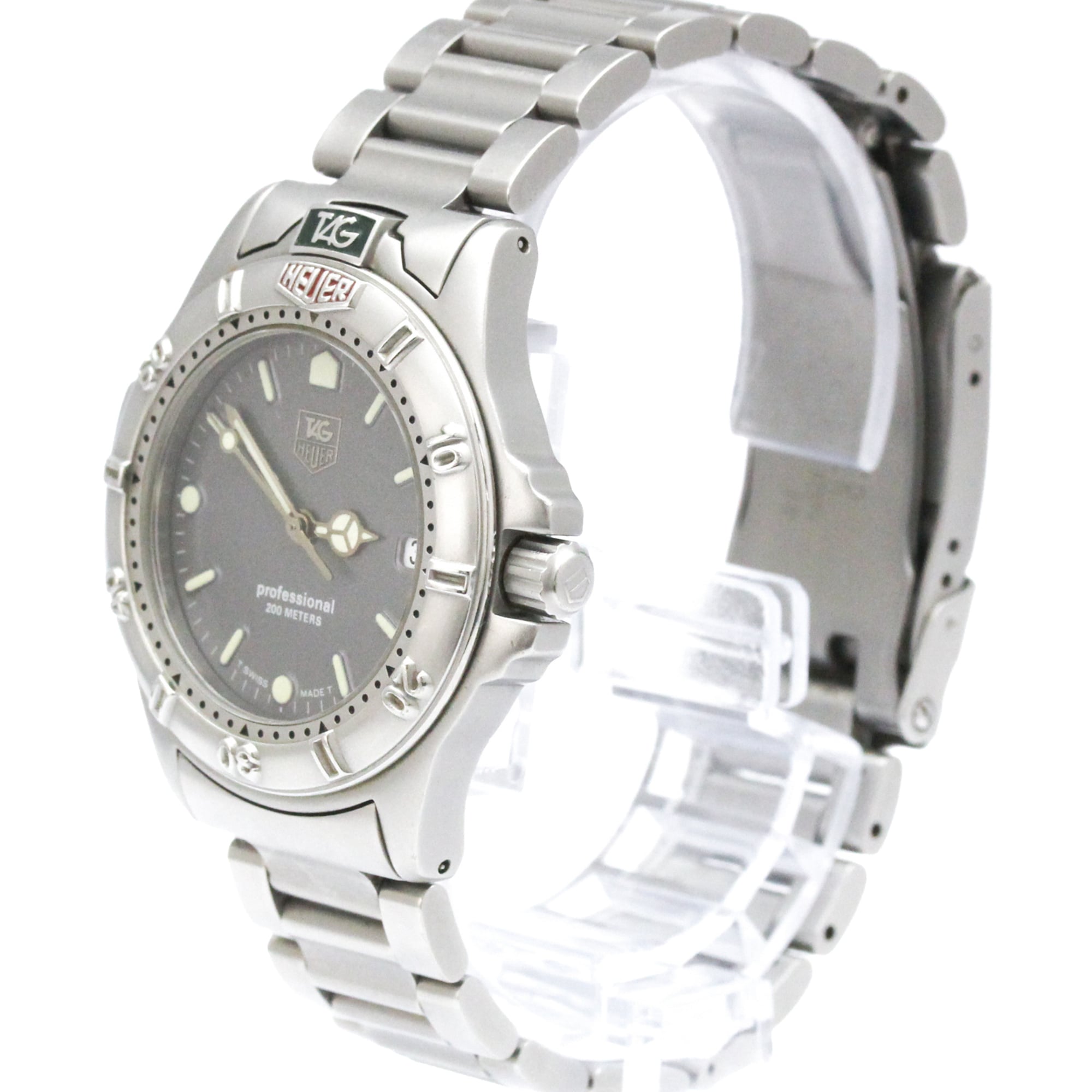 TAG HEUER Professional 4000 Series Steel Quartz Mid Size Watch 999.213A — Good