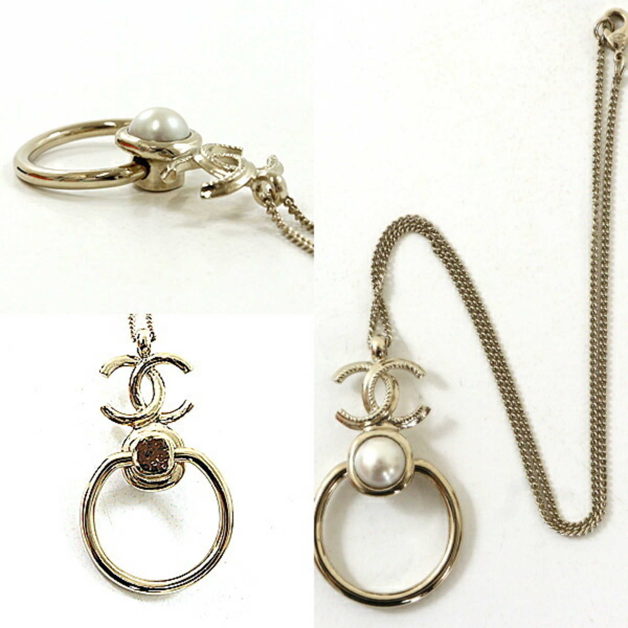 CHANEL GP Necklace Light Gold — Like New