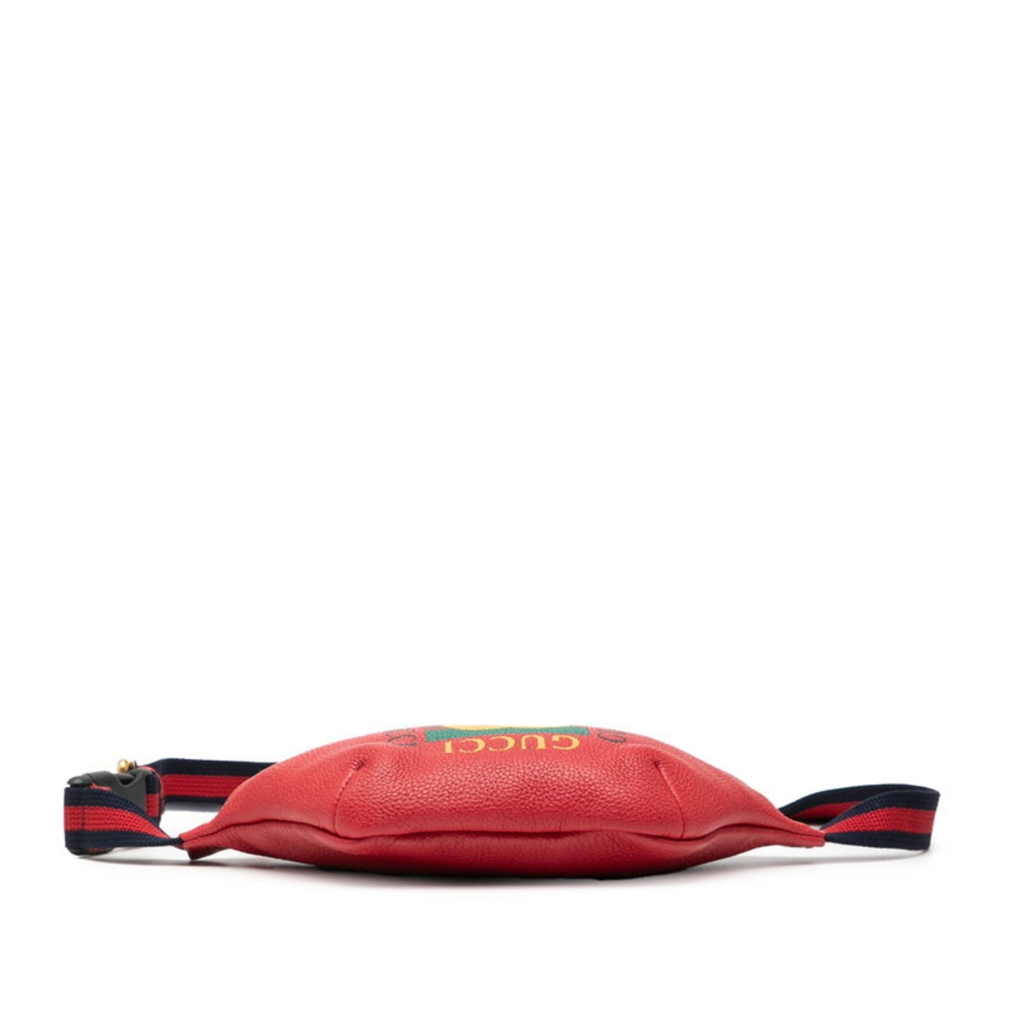 Gucci logo body bag/waist bag 527792 red leather women's GUCCI