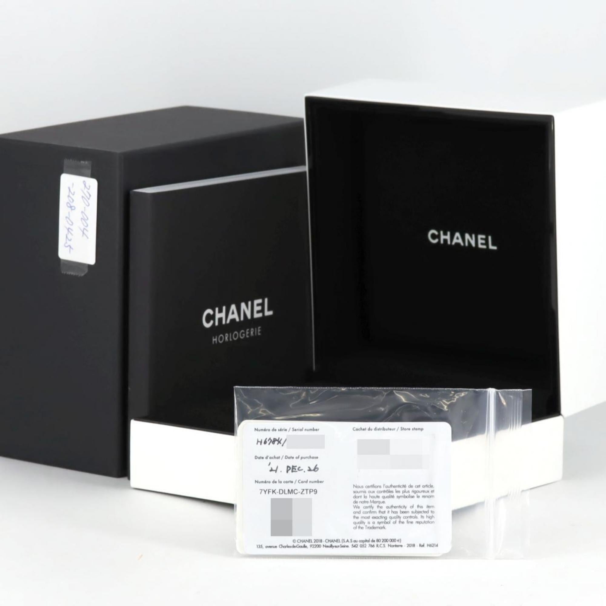 Chanel J12 Caliber 12.2 Edition 1 33mm Ceramic Limited H6784 Automatic Watch — Very Good
