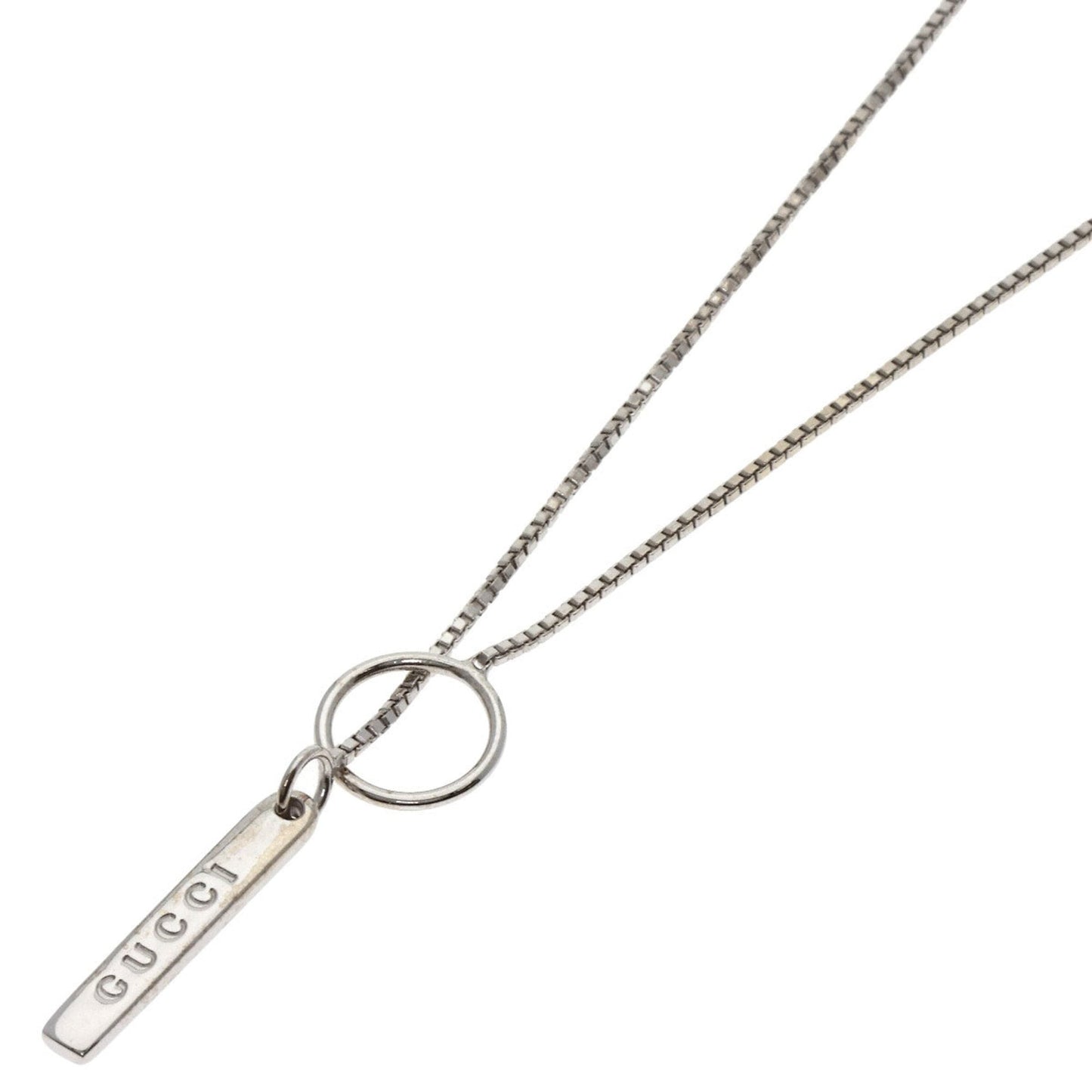 Gucci Lariat Necklace in 18K White Gold for Women