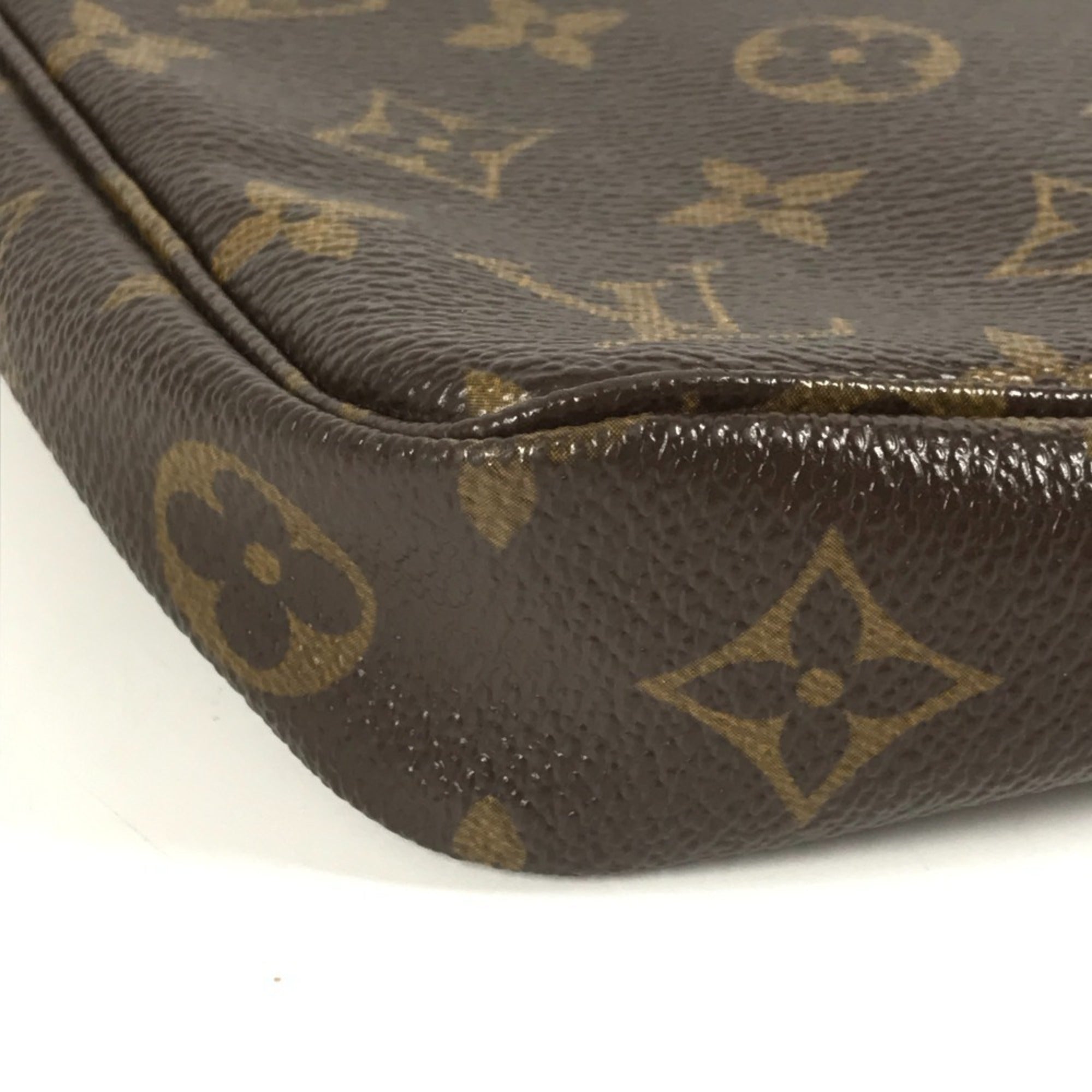 LOUIS VUITTON M51981 Monogram Panda Takashi Murakami Pochette Accessoires Bag Accessory Pouch Handbag Shoulder Canvas Women's Brown — Like New