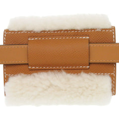 Hermes Kelly Pocket Teddy, Veau Epsom leather, wool, gold hardware, K stamp (made in 2025), waist bag, 0223HERMES — New - Store Return