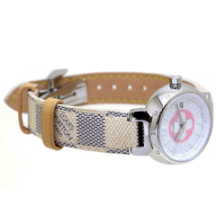 LOUIS VUITTON Tambour PM Azur 28mm QA007Z Japan Exclusive Women's Watch 40162 — Very Good