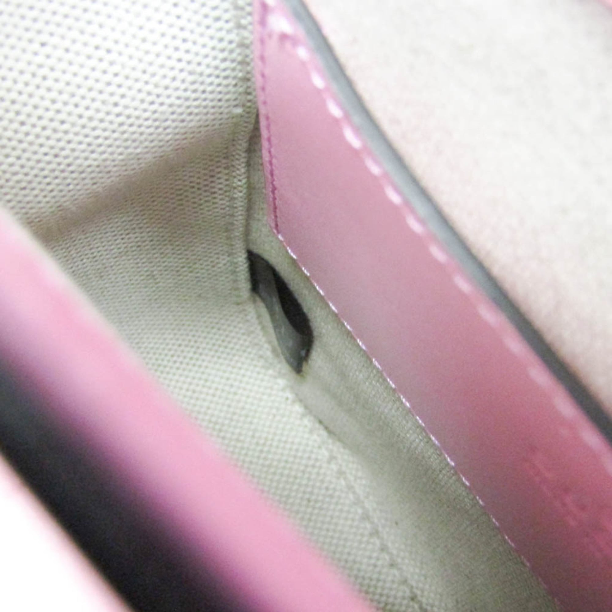 Gucci Bamboo 702106 Women's Leather Backpack,Handbag,Shoulder Bag Pink — Like New