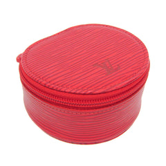 Louis Vuitton Epi Ecrin Bijoux8 M48217 Jewelry Case Castilian Red Epi Leather — Like New