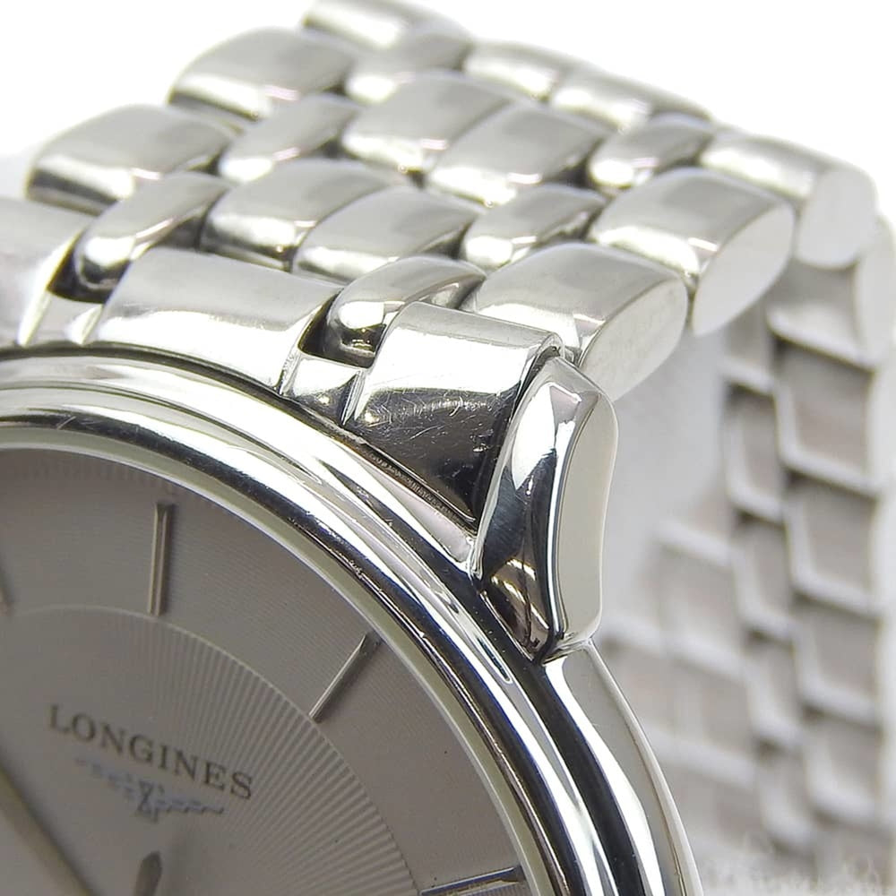 Longines Grand Classic L4.677.4 Stainless Steel Quartz Analog Watch with Gray Dial - Ladies — Good
