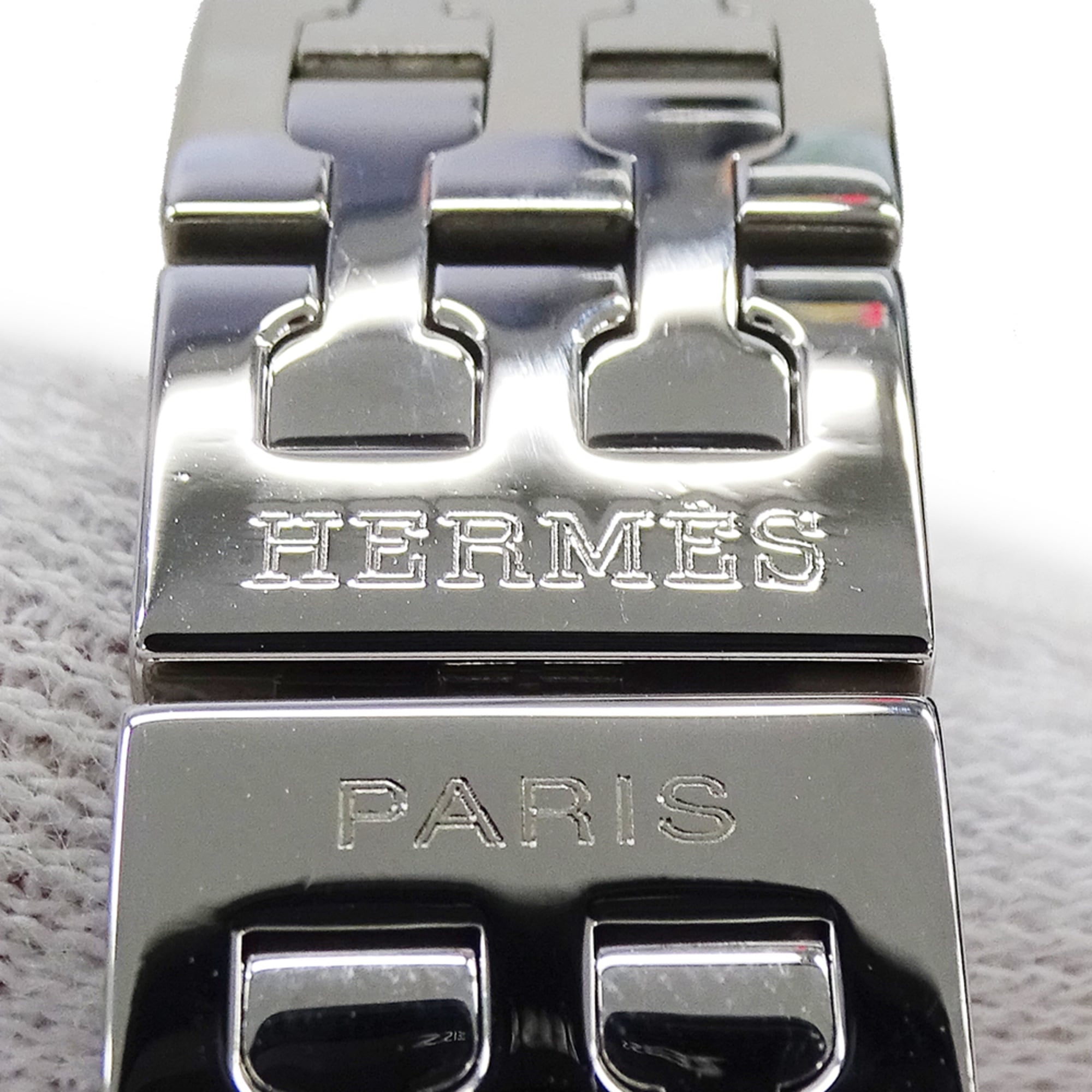 Hermes HERMES Women's Watch Brand H-Watch Quartz QZ Stainless Steel SS HH1.210 Silver Black — Good